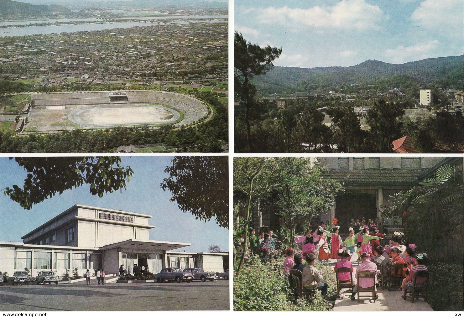 ASIE - CHINE - LOT DE 82 CPSM GRAND FORMAT ET CPM + UN DEPLIANT DE 4 VOLETS SUR LE TEMPLE SUHANG LIN - E 1964 à 87 - Chine