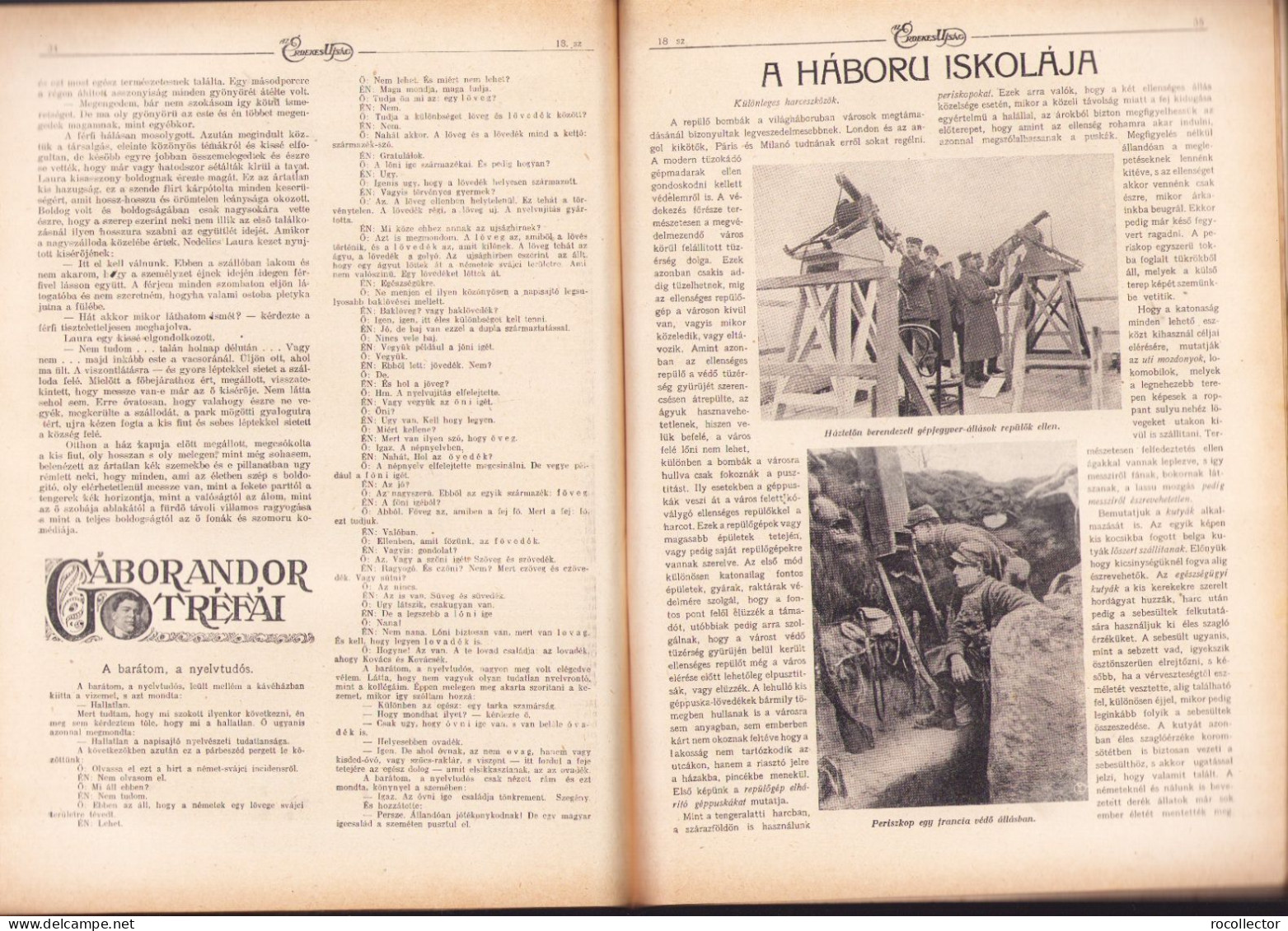 Az Érdekes Ujság 18/1916 Z461N - Géographie & Histoire