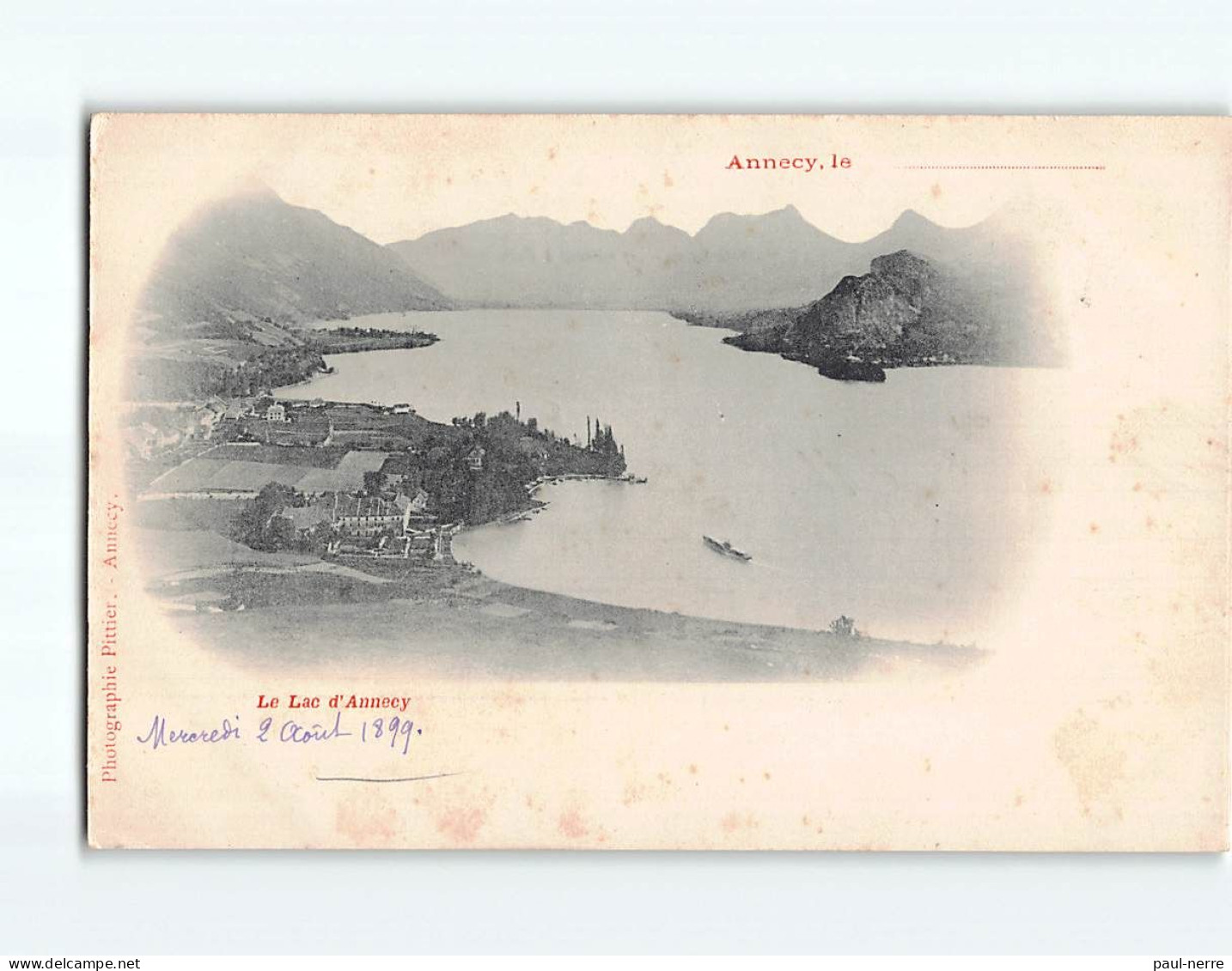 ANNECY : Vue Générale, Le Lac D'Annecy - Très Bon état - Annecy