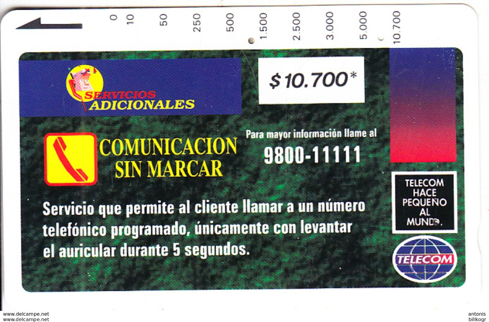 COLOMBIA(Tamura) - Comunicacion Sin Marcar 2($10700), Used - Colombia