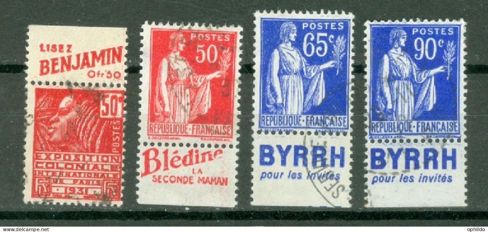 France Petit Lot De Pub  Obli   - Used Stamps