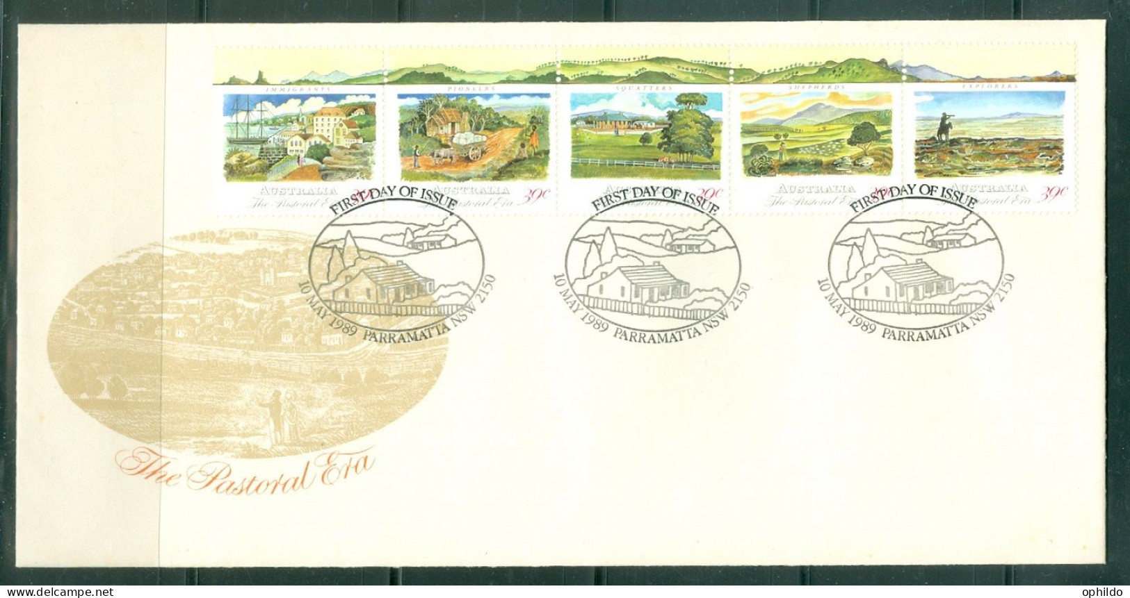 Australie  FDC Yv 1113/1117  TB   - Covers & Documents