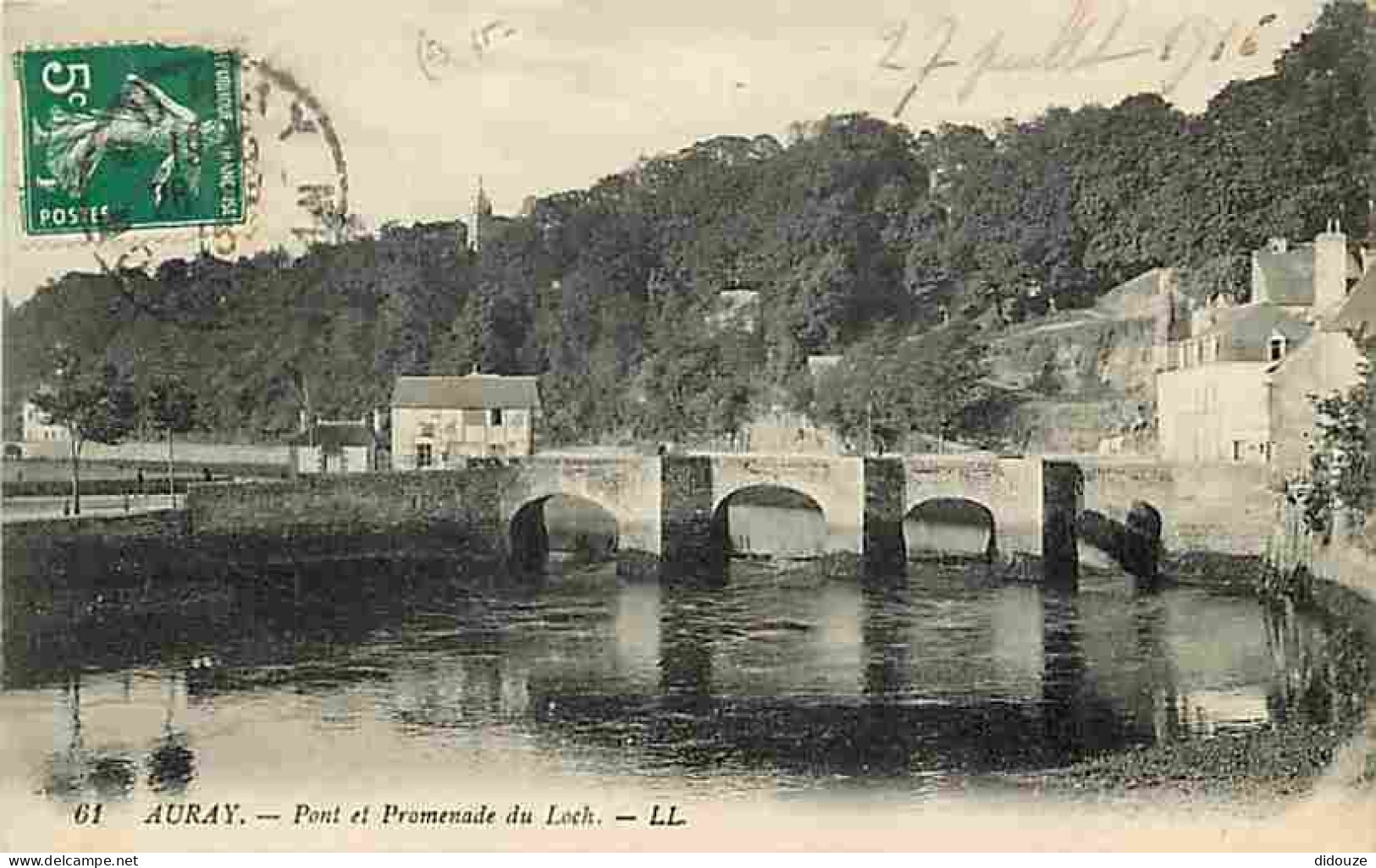 56 - Auray - Pont Et Promenade Du Loch - CPA - Voir Scans Recto-Verso - Auray