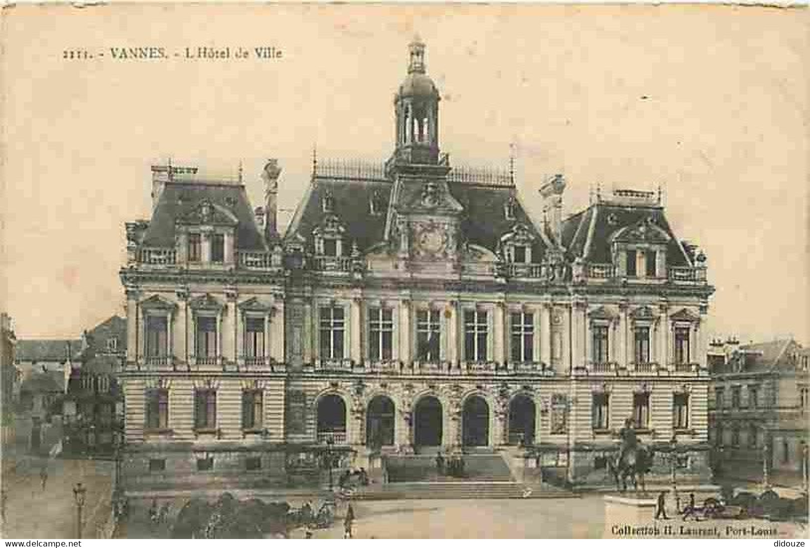 56 - Vannes - L'Hotel De Ville - Animé - CPA - Voir Scans Recto-Verso - Vannes