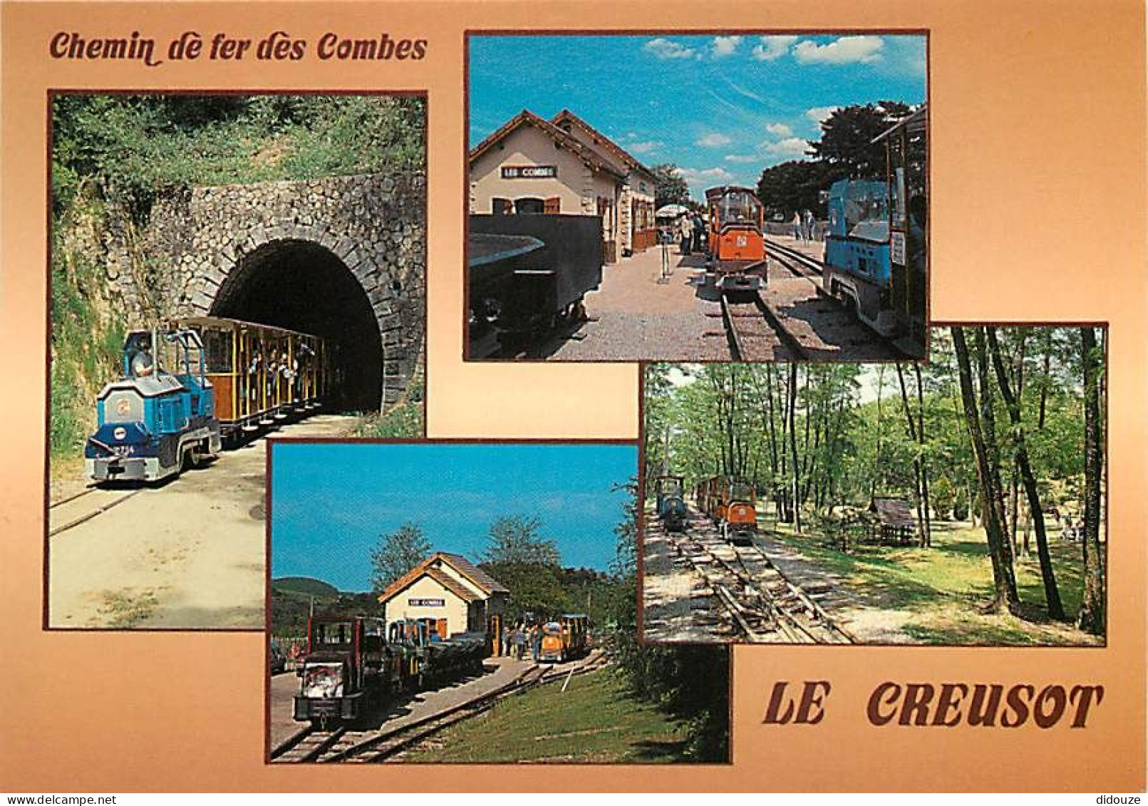 Trains - Le Creusot - Chemin De Fer Des Combes - Multivues - Carte Neuve - CPM - Voir Scans Recto-Verso - Trains