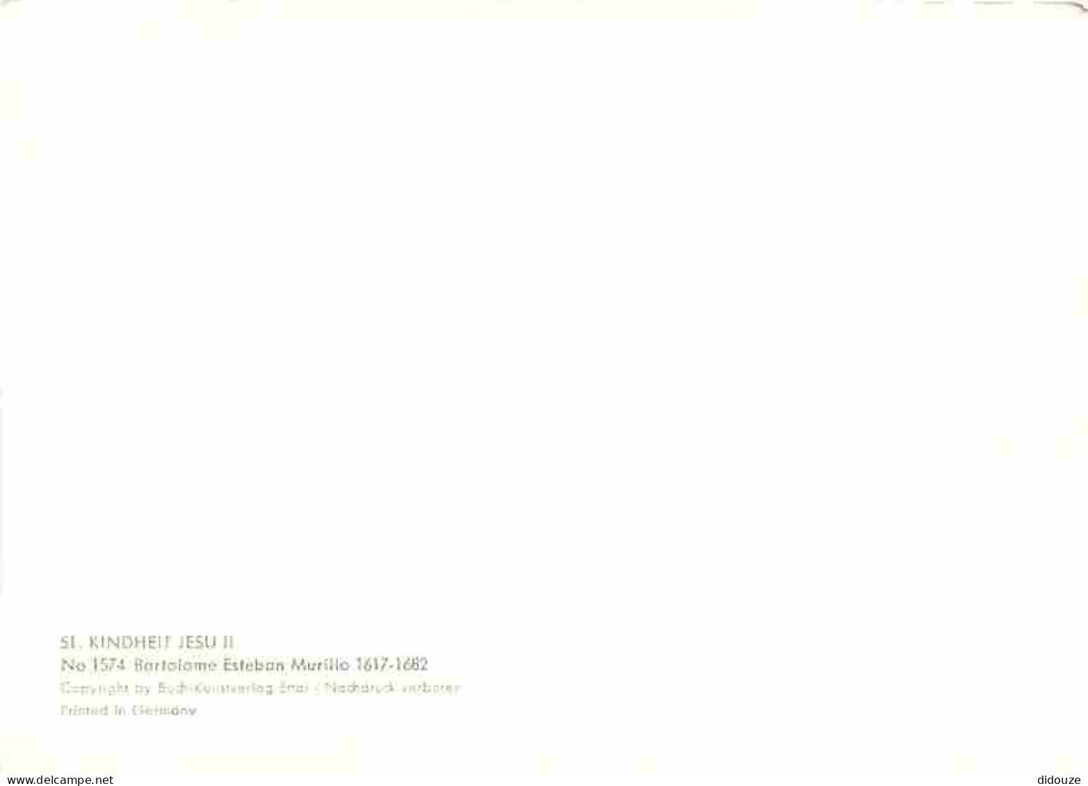Art - Peinture Religieuse - Bartolomé Esteban Murillo - Kindheit Jesu II - Carte Neuve - CPM - Voir Scans Recto-Verso - Schilderijen, Gebrandschilderd Glas En Beeldjes