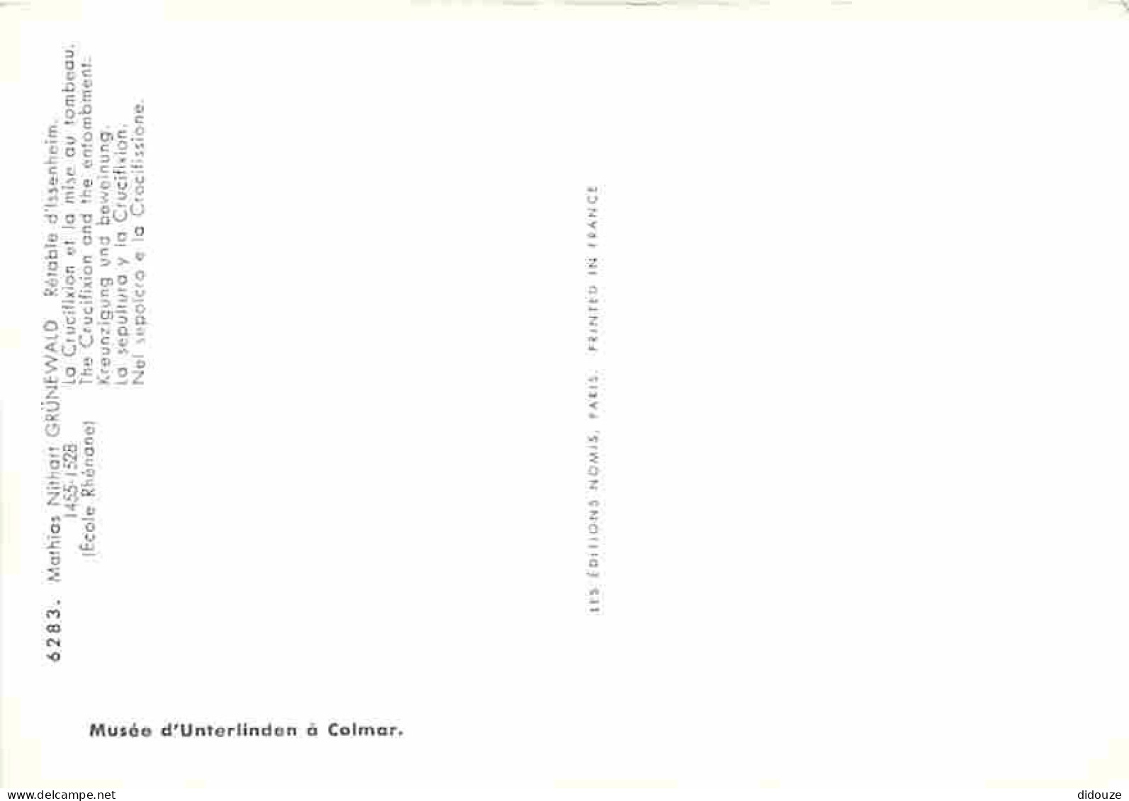 Art - Peinture Religieuse - Mathias Nithart Grunewald - Rétable D'Issenheim - La Crucifixion Et La Mise Au Tombeau - Mut - Gemälde, Glasmalereien & Statuen