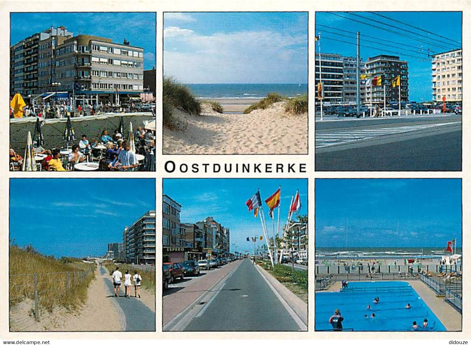 Belgique - Oostduinkerke - Multivues - Immeubles - Piscine - CPM - Voir Scans Recto-Verso - Oostduinkerke