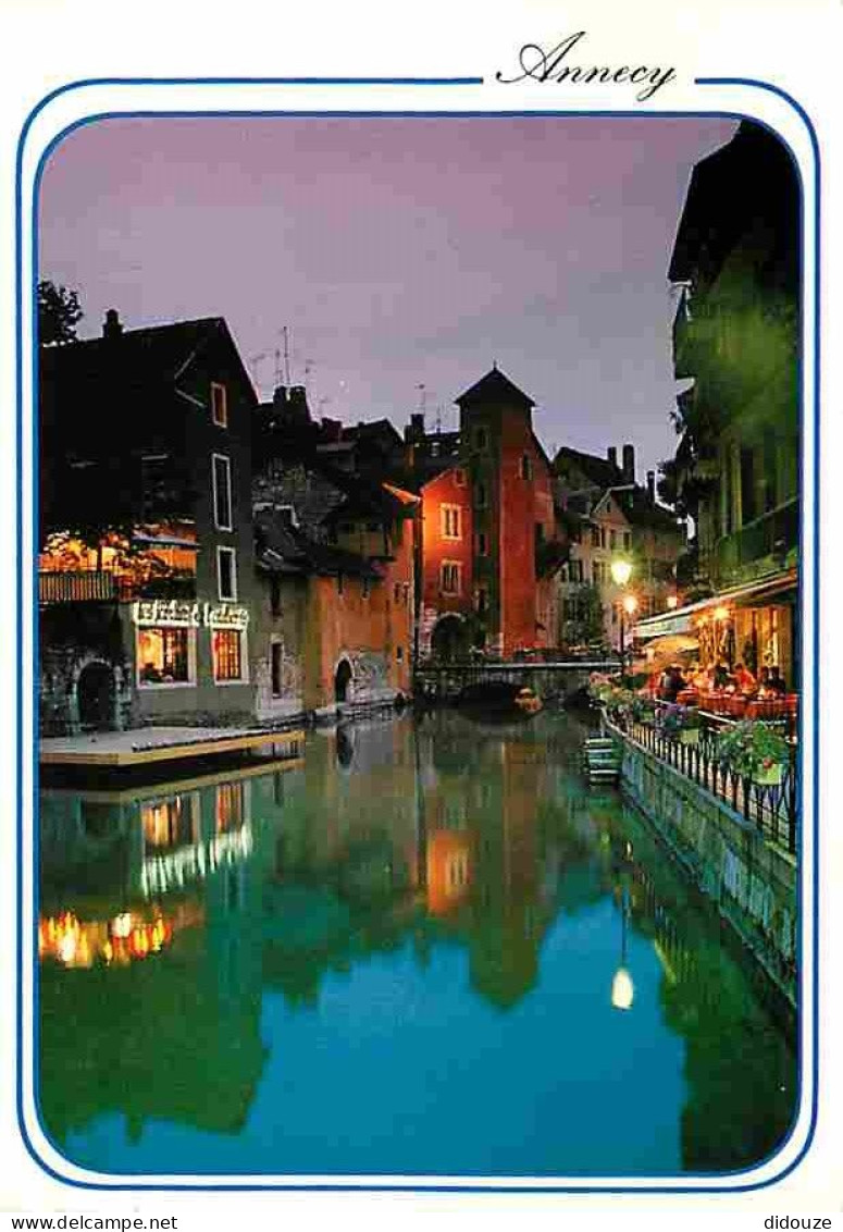 74 - Annecy - Le Vieil Annecy - Vue De Nuit - Flamme Postale - CPM - Voir Scans Recto-Verso - Annecy