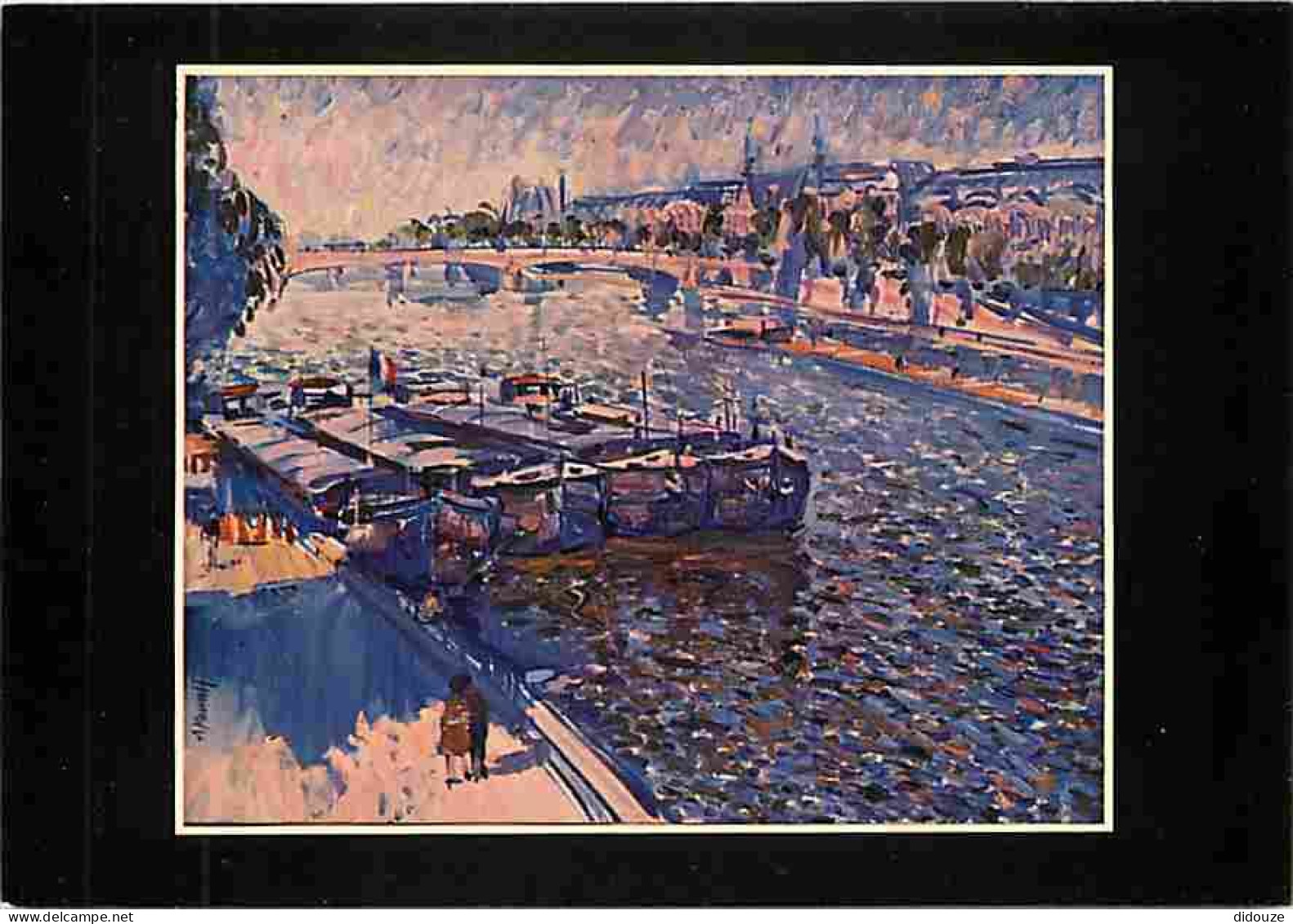 Art - Peinture - Antoni Munill - La Seine - Pont Des Arts - CPM - Voir Scans Recto-Verso - Pintura & Cuadros
