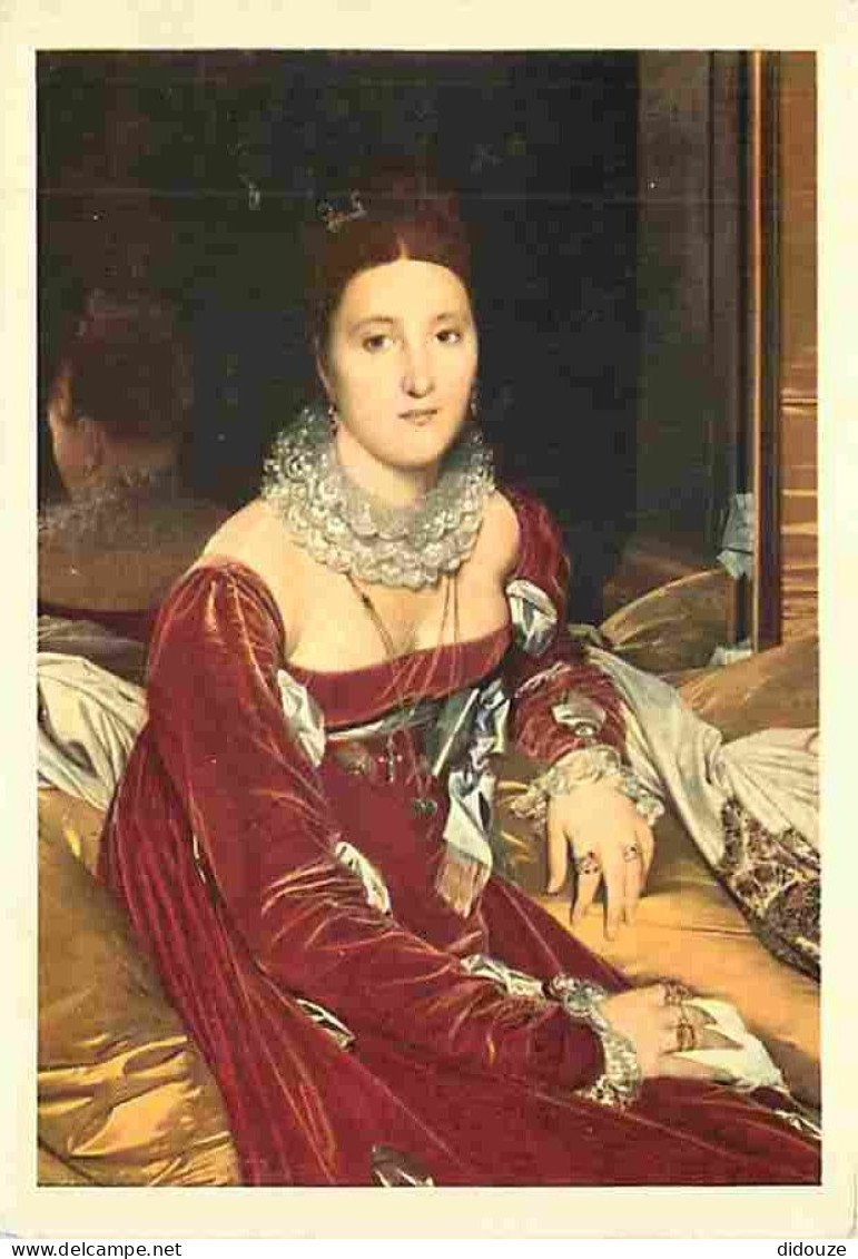 Art - Peinture - Jean Auguste Ingres - Madame De Senonnes - CPM - Voir Scans Recto-Verso - Peintures & Tableaux