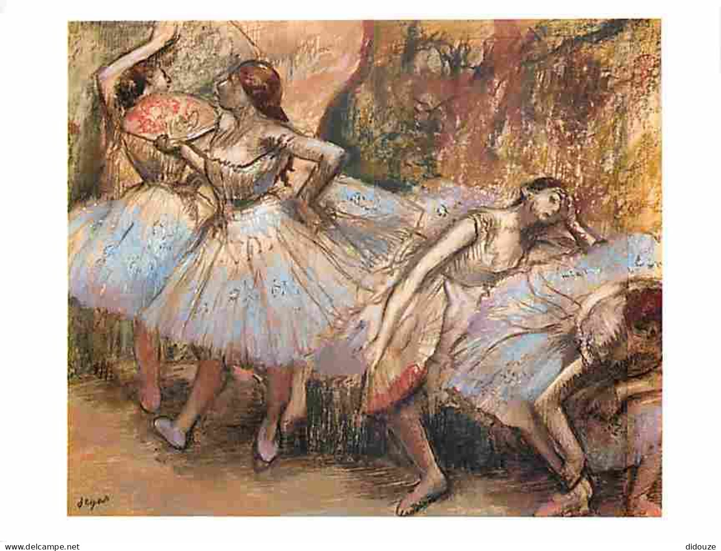 Art - Peinture - Edgar Degas - Danseuses - CPM - Voir Scans Recto-Verso - Pintura & Cuadros