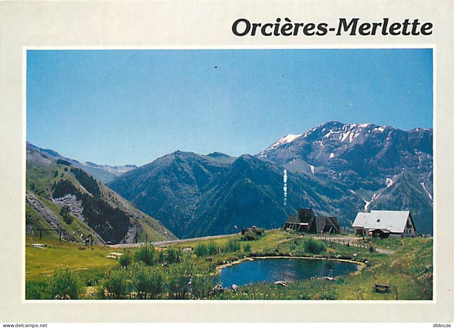 05 - Orcières Merlette - Le Jardin Alpin - Flamme Postale De Orcières Merlette - CPM - Voir Scans Recto-Verso - Orcieres