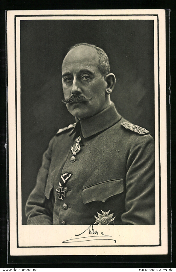 AK Max Von Baden In Uniform  - Familles Royales
