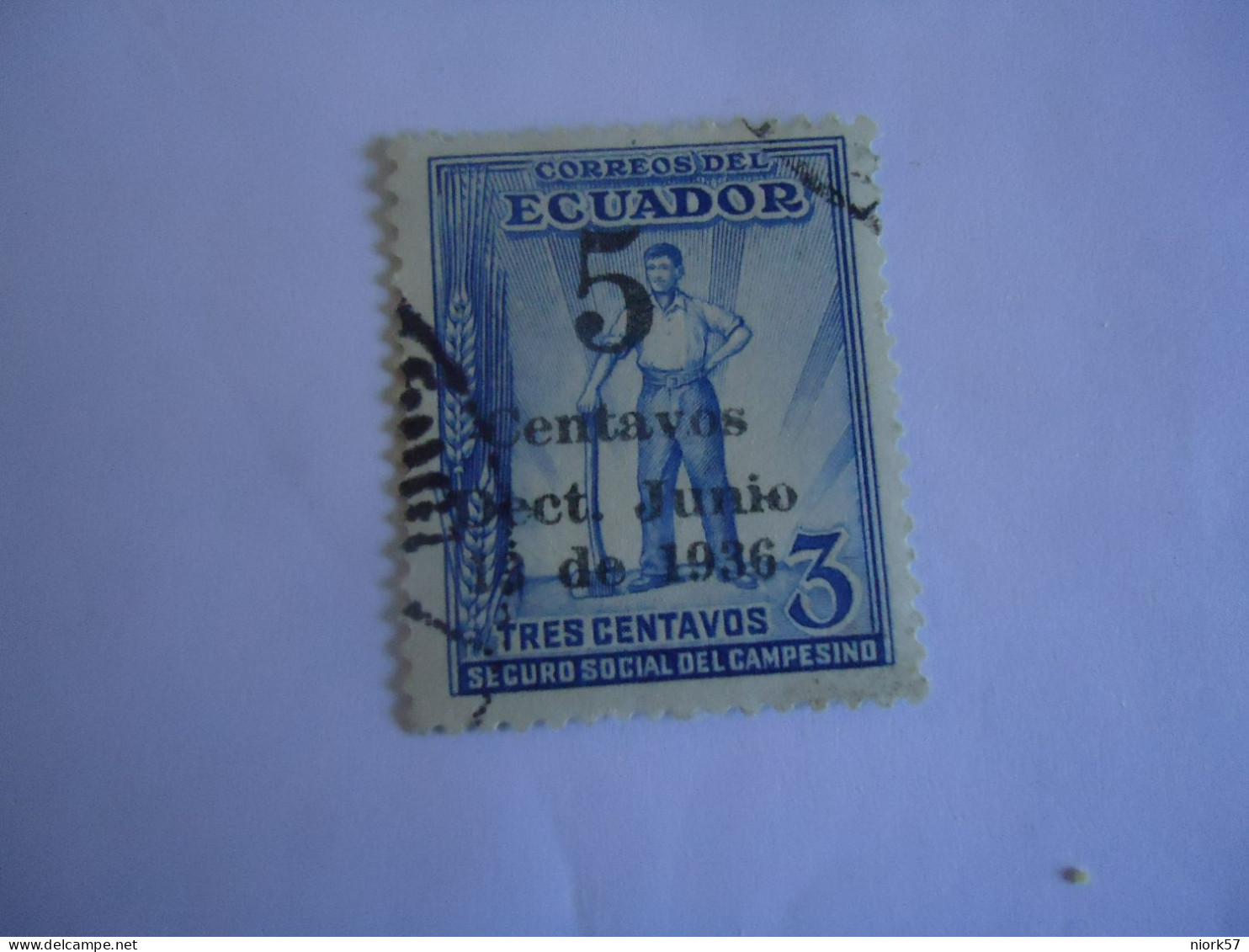 ECUADOR  USED   STAMPS  OVERPRINT JUNIO 1936 - Ecuador