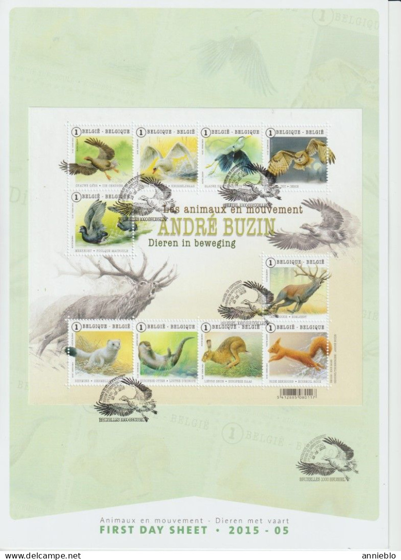 2015 - FDS BL225 - Dieren / Animaux - - 2011-2020