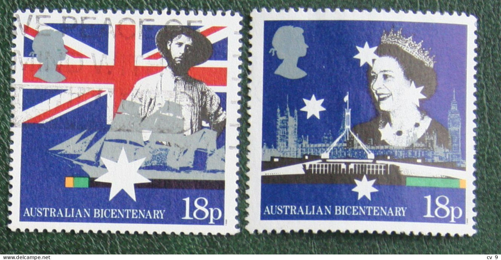 AUSTRALIAN BICENTENARY (Mi 1151-1152) 1988 Used Gebruikt Oblitere ENGLAND GRANDE-BRETAGNE GB GREAT BRITAIN - Used Stamps