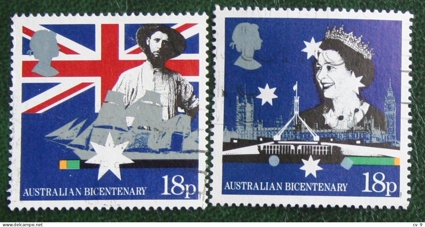 AUSTRALIAN BICENTENARY (Mi 1151-1152) 1988 Used Gebruikt Oblitere ENGLAND GRANDE-BRETAGNE GB GREAT BRITAIN - Gebraucht