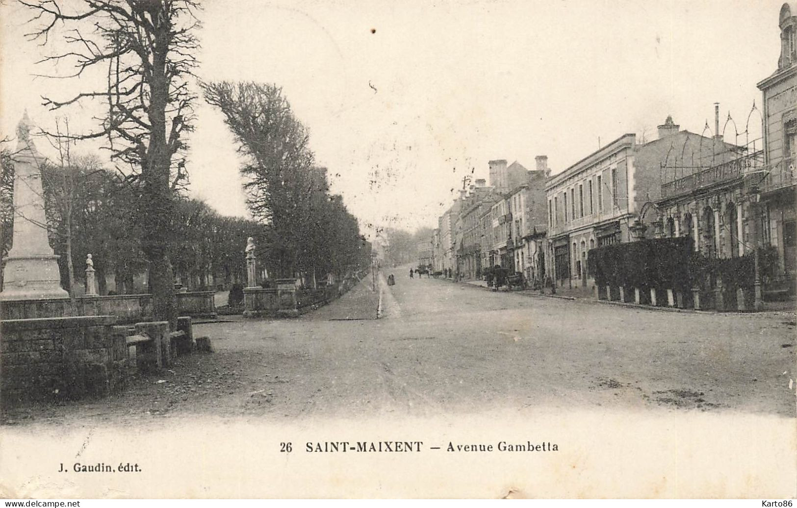 St Maixent * Avenue Gambetta - Saint Maixent L'Ecole