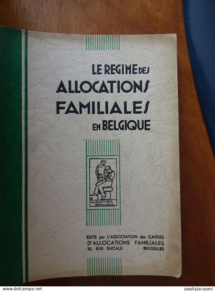 Allocations Familiales  Belgique 1939 Bruxelles Vieux Papiers - Historische Documenten