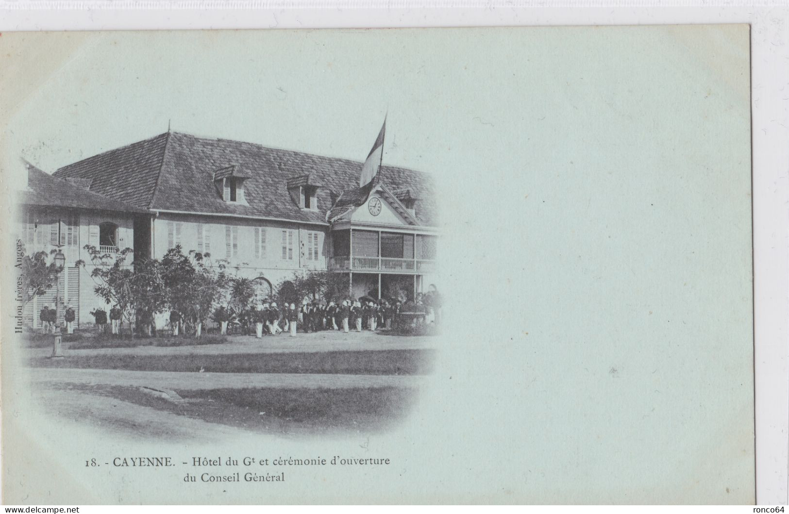 CAYENNE- Hôtel Du Gouvernement, Cérémonie D'ouverture Du Conseil Général. - Cayenne