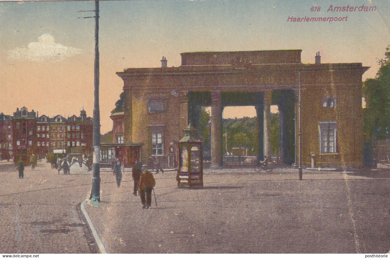 Ansicht 15 Mei 1928 Amsterdam Centraal Station (machiene IXe Olympiade Amsterdam 1928) - Poststempel