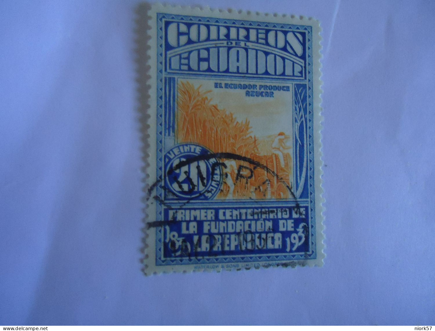 ECUADOR  USED   STAMPS  FOOD PRODUCT  1930 - Ecuador