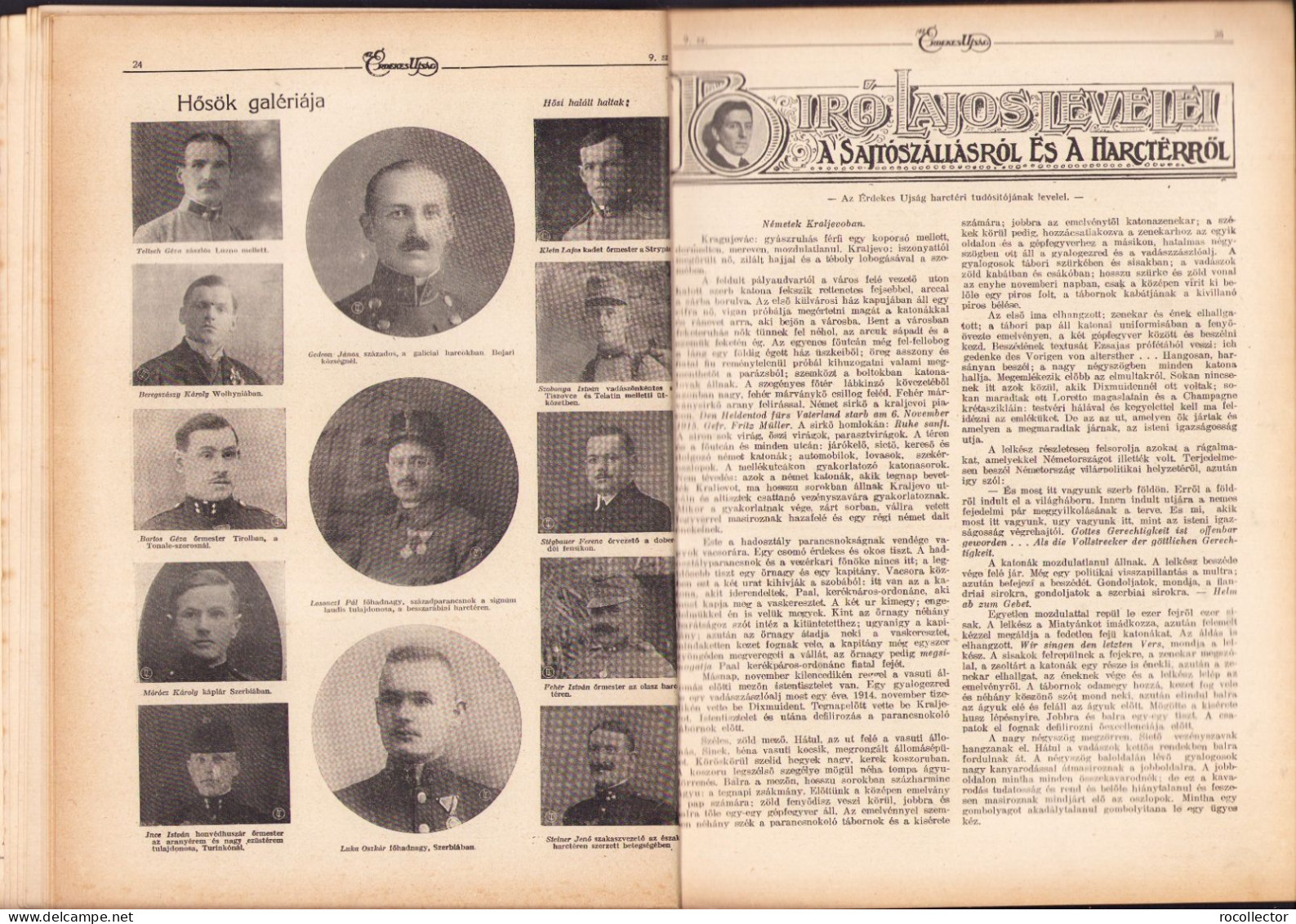 Az Érdekes Ujság 9/1916 Z452N - Aardrijkskunde & Geschiedenis