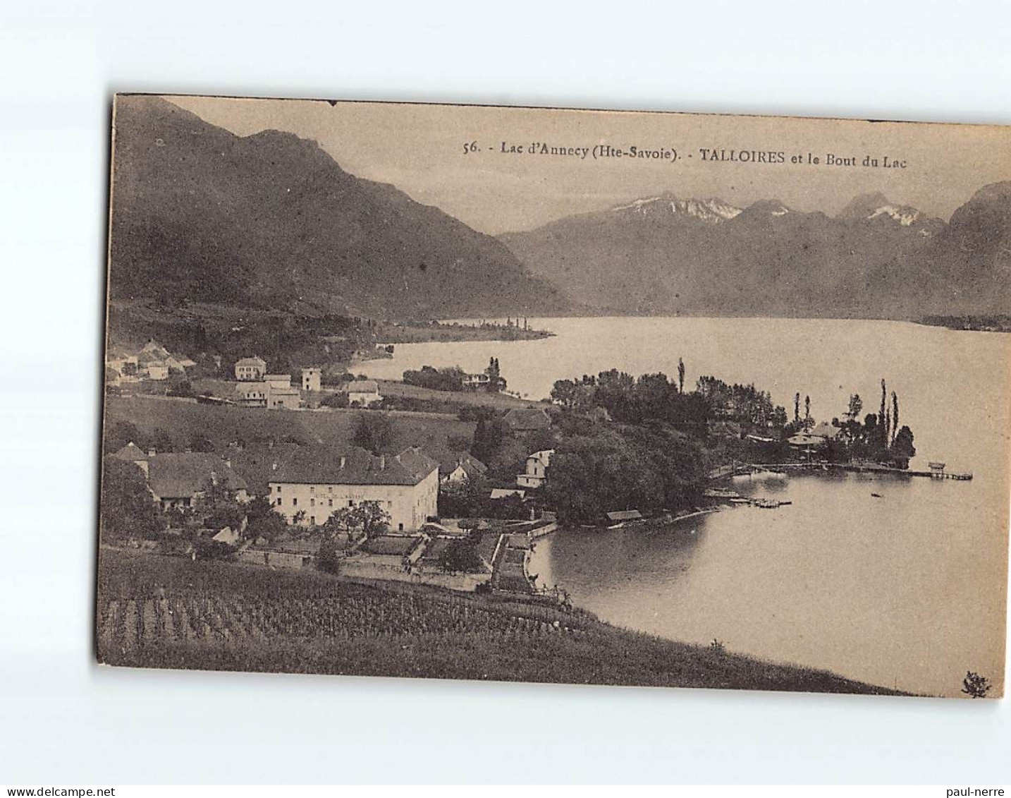 TALLOIRES : Vue Générale Et Le Bout Du Lac - Très Bon état - Talloires