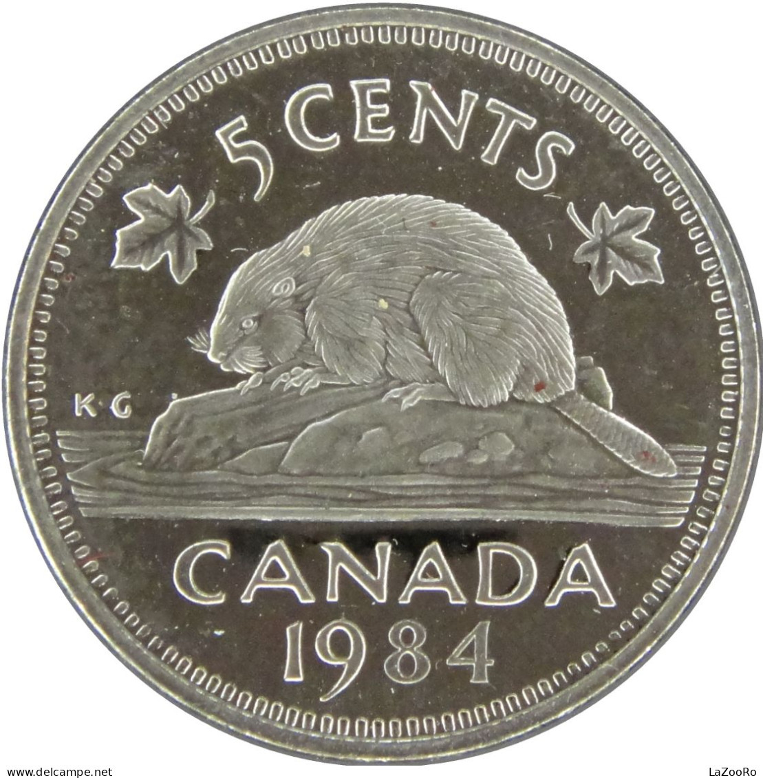 LaZooRo: Canada 5 Cents 1984 PROOF - Canada