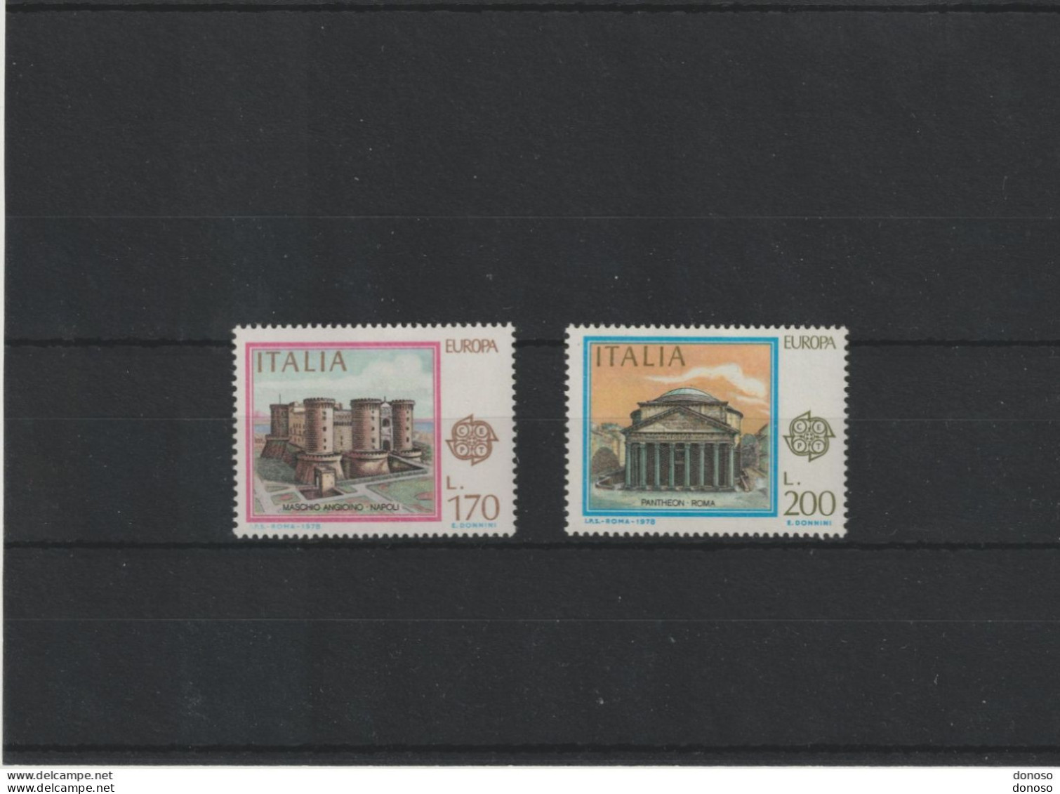 ITALIE 1978 Europa, Le Panthéon, Le Donjon Angioino Yvert 1339-1340 NEUF** MNH - 1971-80:  Nuevos