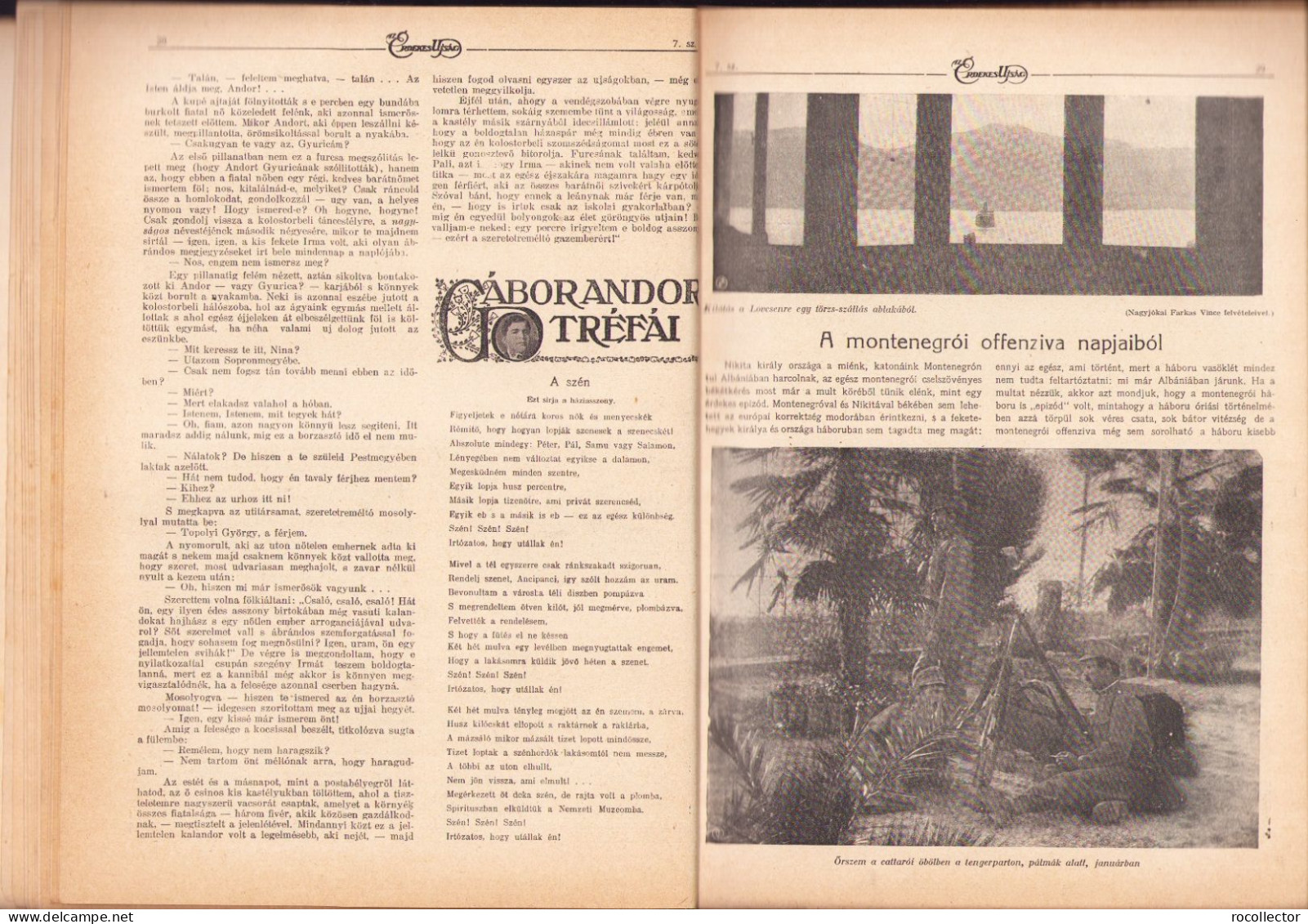 Az Érdekes Ujság 7/1916 Z451N - Geographie & Geschichte