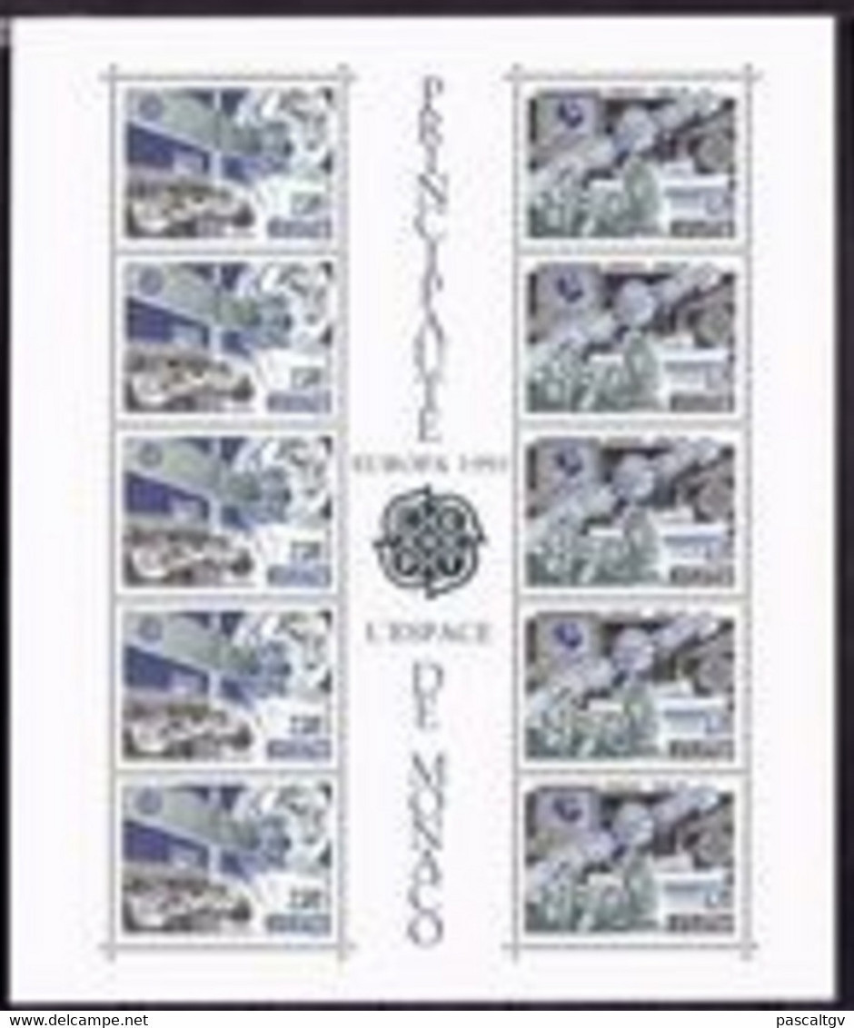 MONACO - BF N°52** Année 1991 - LUXE (cote 29.00) - Blocks & Sheetlets