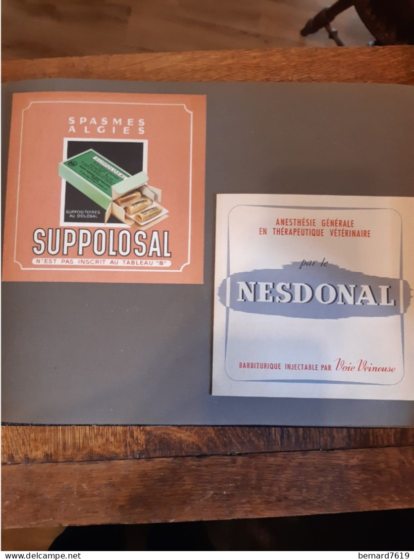 Publicite Annee Vers  1950 -  Suppolosal - Nesdonal - Scurocilline - Pubblicitari