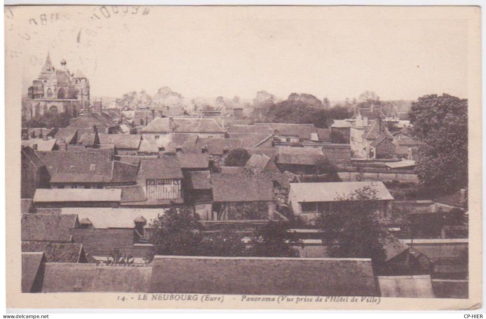 27 - EURE - LE NEUBOURG - PANORAMA - VUE PRISE DE L'HOTEL DE VILLE - Le Neubourg