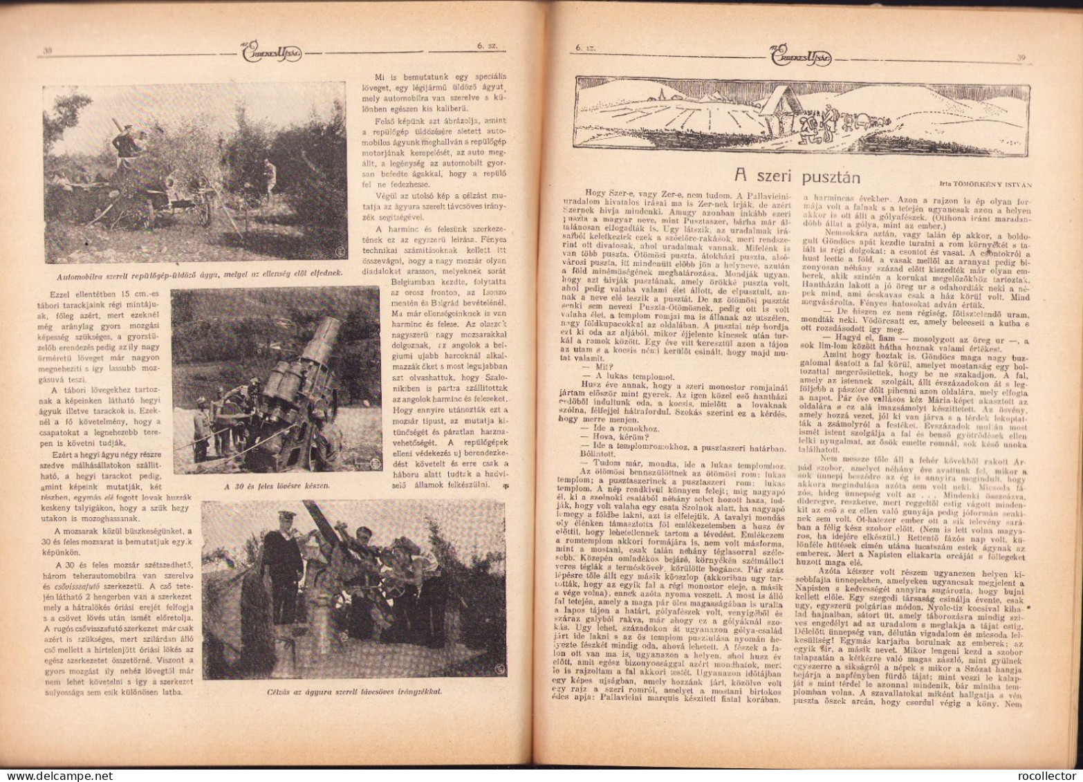 Az Érdekes Ujság 6/1916 Z450N - Geografia & Storia