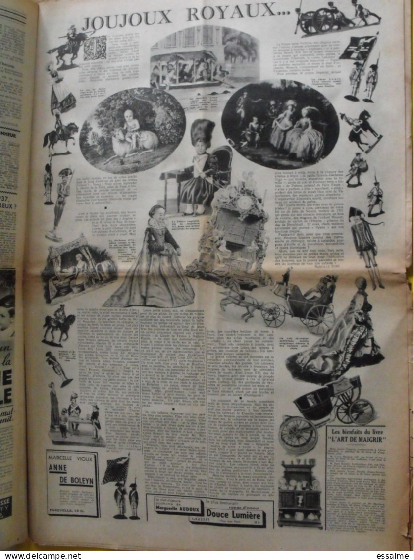 5 n° de Le journal de la femme de 1937. revue féminine. noël weidmann japon sorciers Paris myrna loy ginger rogers chine