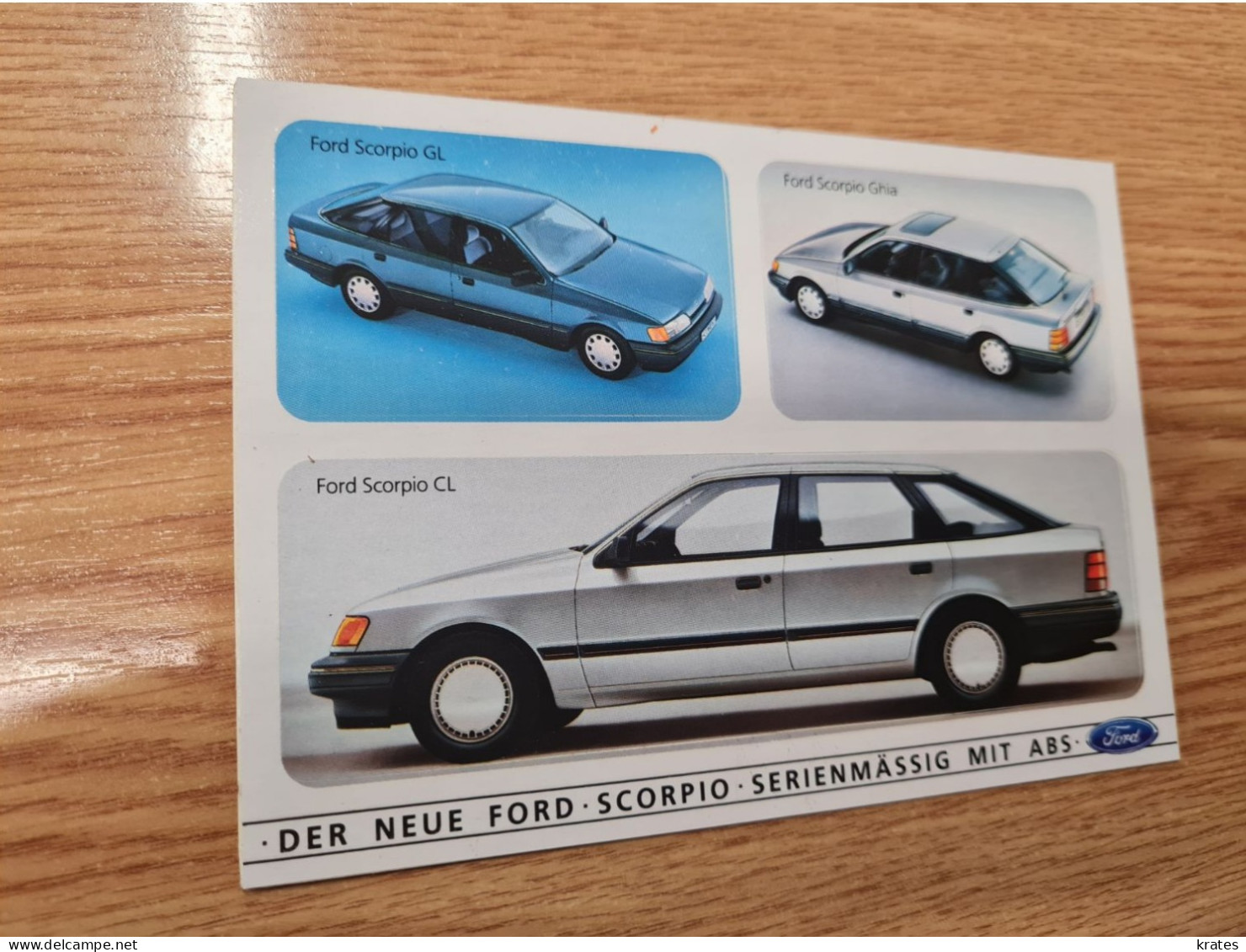 Postcard - Passenger Car, Self Adhesive Postcard, Ford         (V 37887) - Turismo