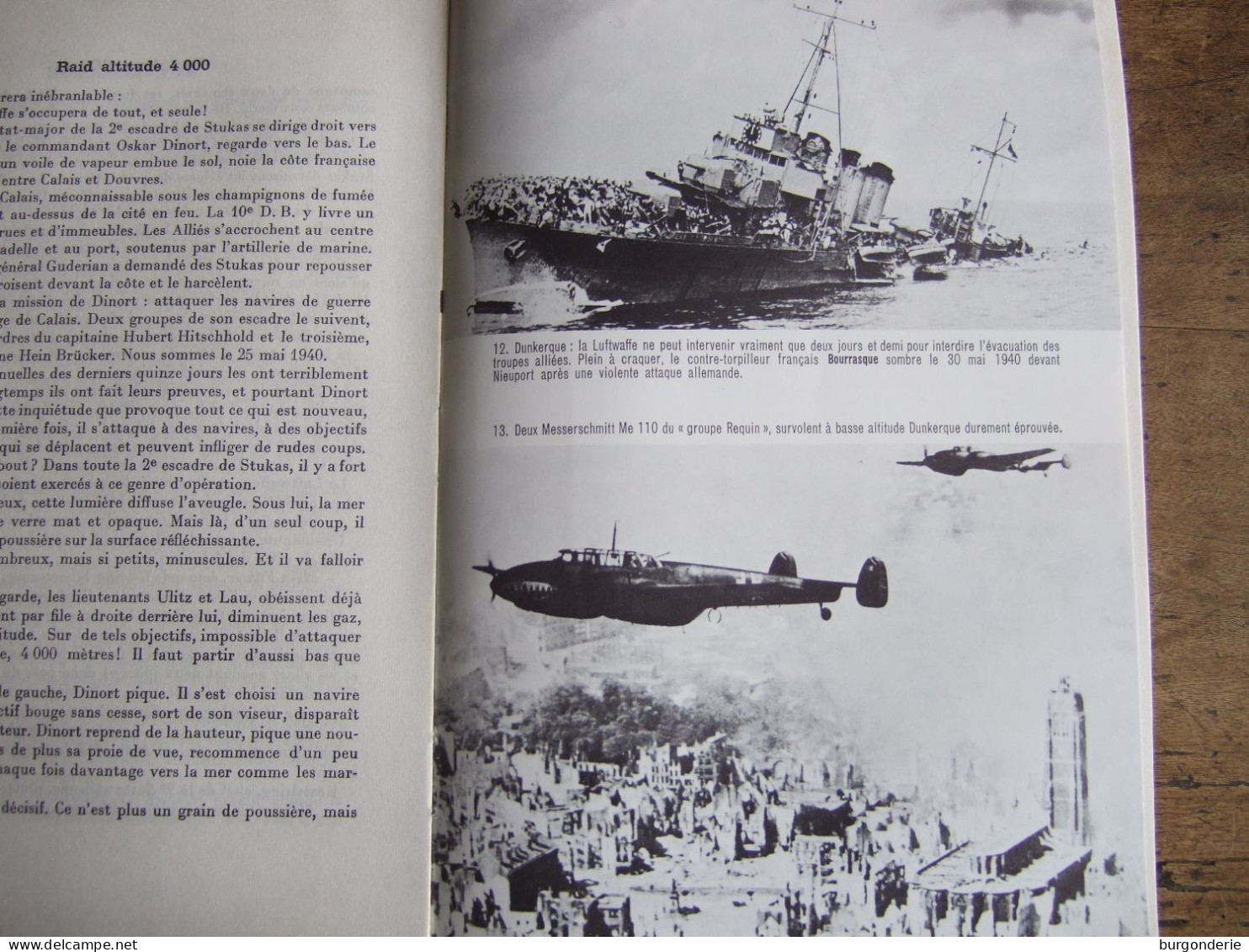 RAID  ALTITUDE 4000 / CLAUS BEKKER / JOURNAL DE GUERRE DE LA  LUFTWAFFE/ ALBIN MICHEL / 1966 - Guerre 1939-45