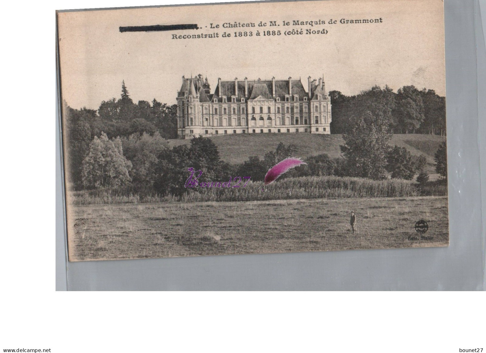 CPA - VILLERSEXEL 70 - Le Chateau De M. Le Marquis De Grammont Vue Generale Coté Nord - Villersexel