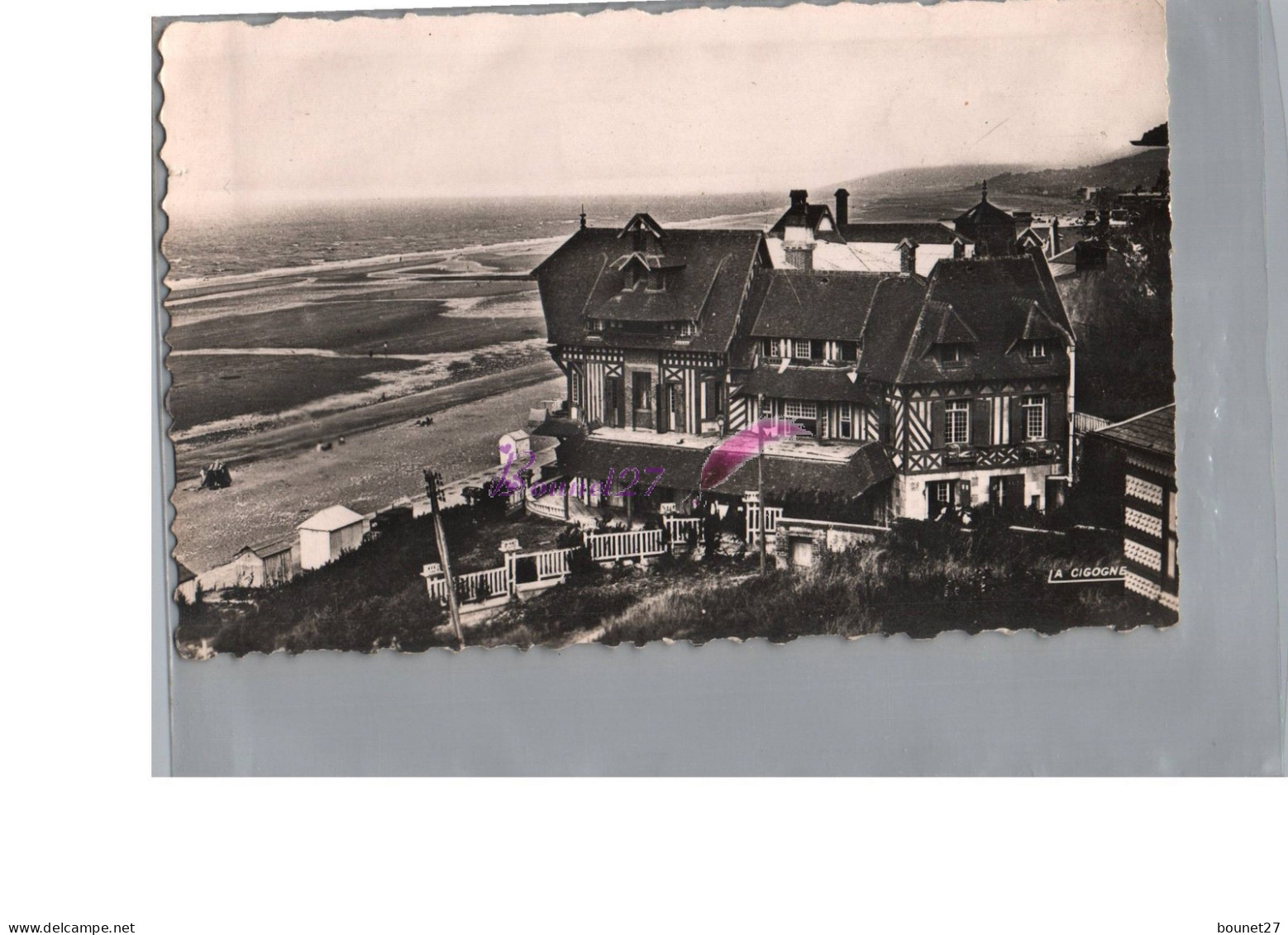 CPSM VILLERS SUR MER 14 - La Villa Castellamare 1952 - Villers Sur Mer