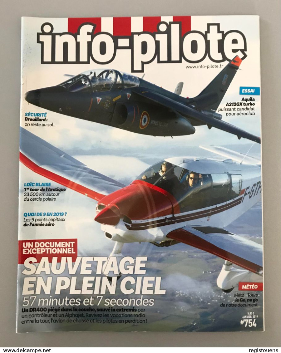 Revue Info-Pilote N° 754 - Aviación