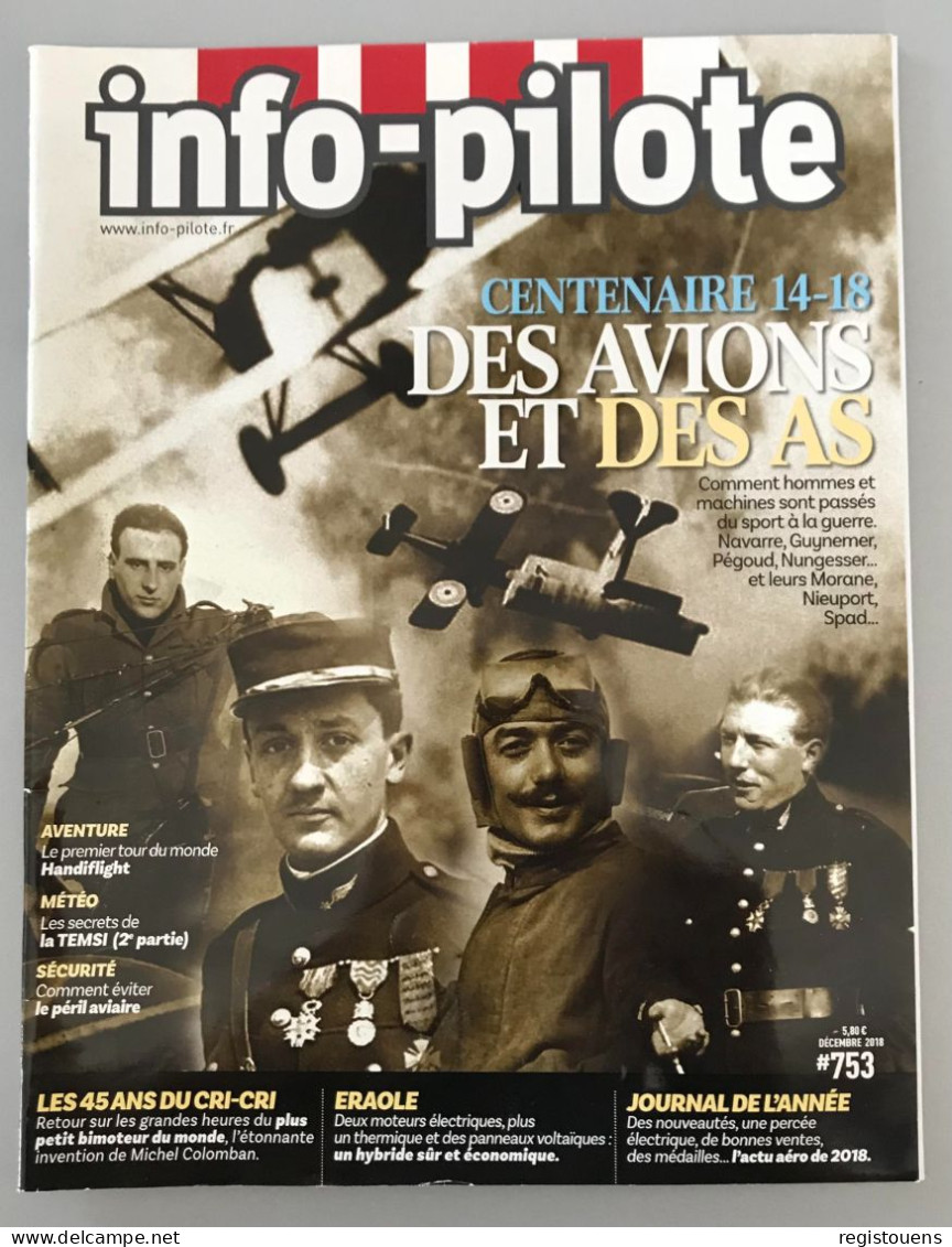 Revue Info-Pilote N° 753 - Luchtvaart