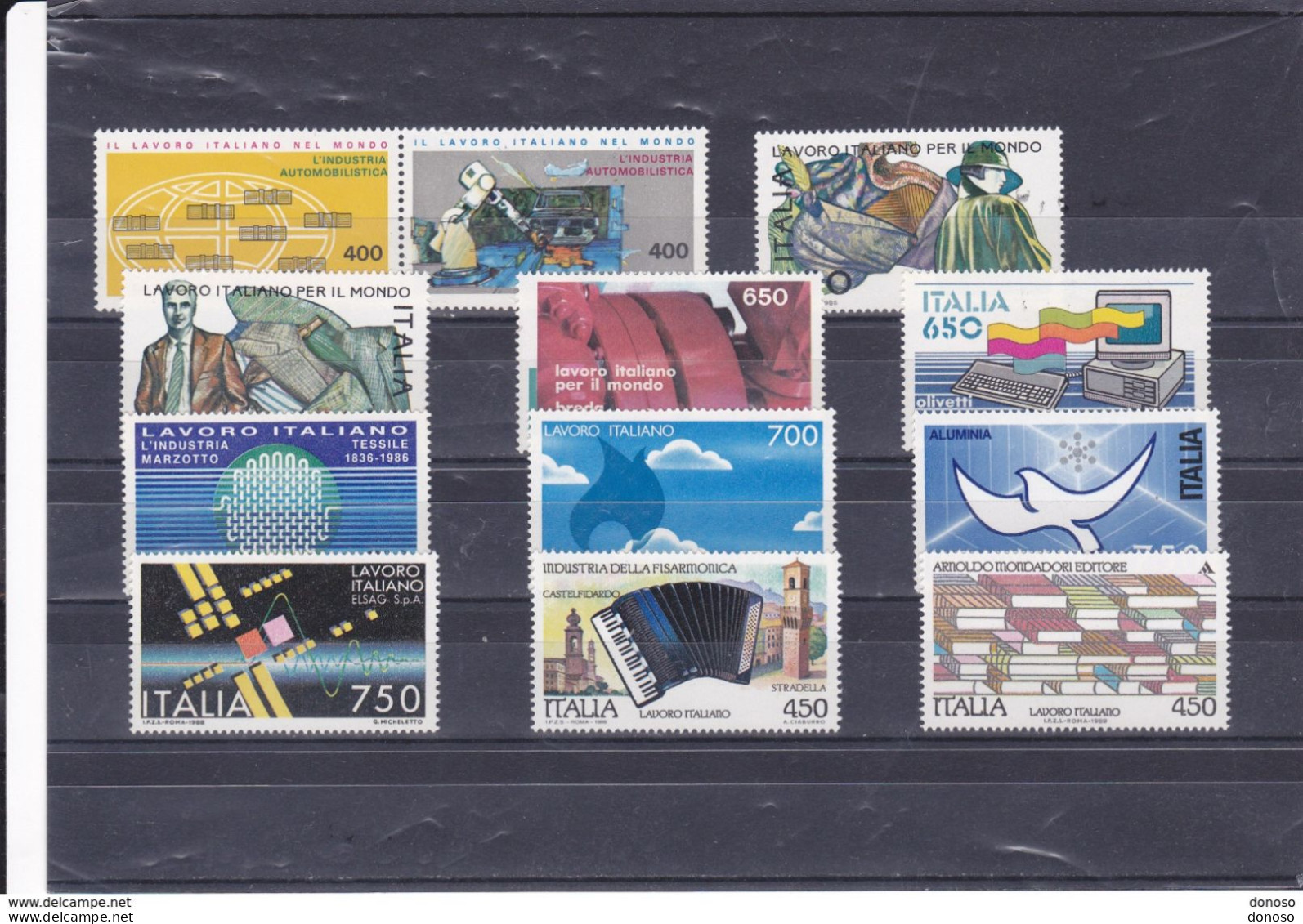 ITALIE 1980-1989 Réalisations Italiennes Dans Le Monde I-X Yvert NEUF** MNH - 1971-80: Neufs