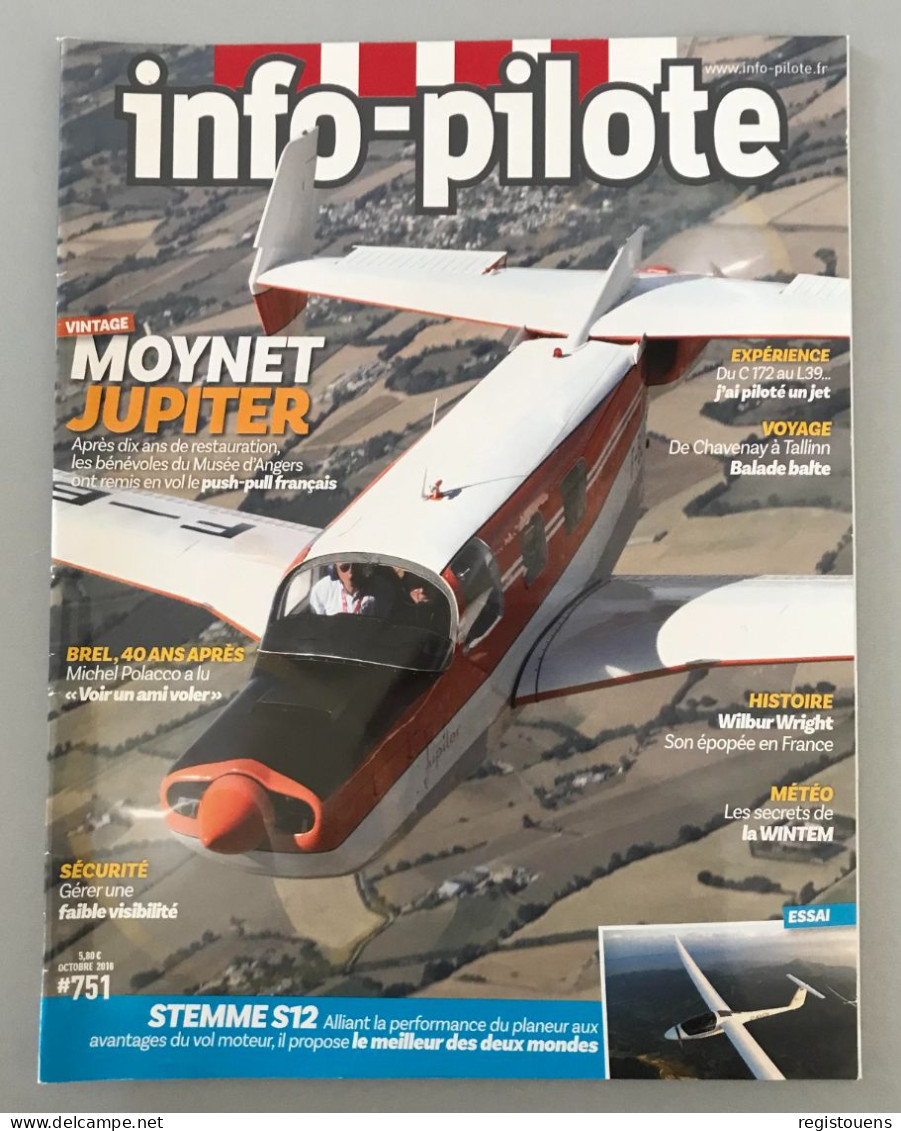 Revue Info-Pilote N° 751 - Aviation