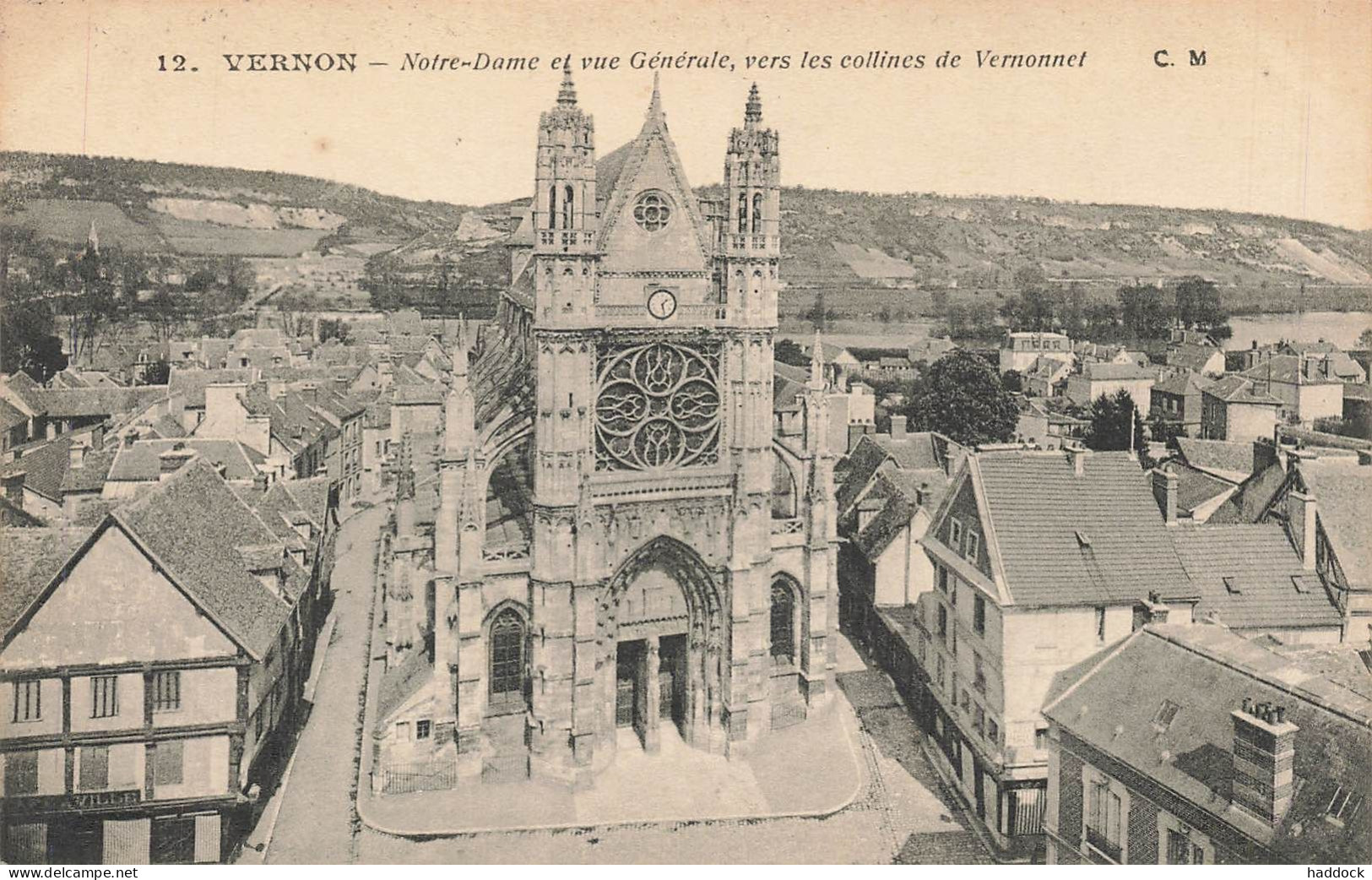 VERNON : NOTRE DAME ET VUE GENERALE - Vernon