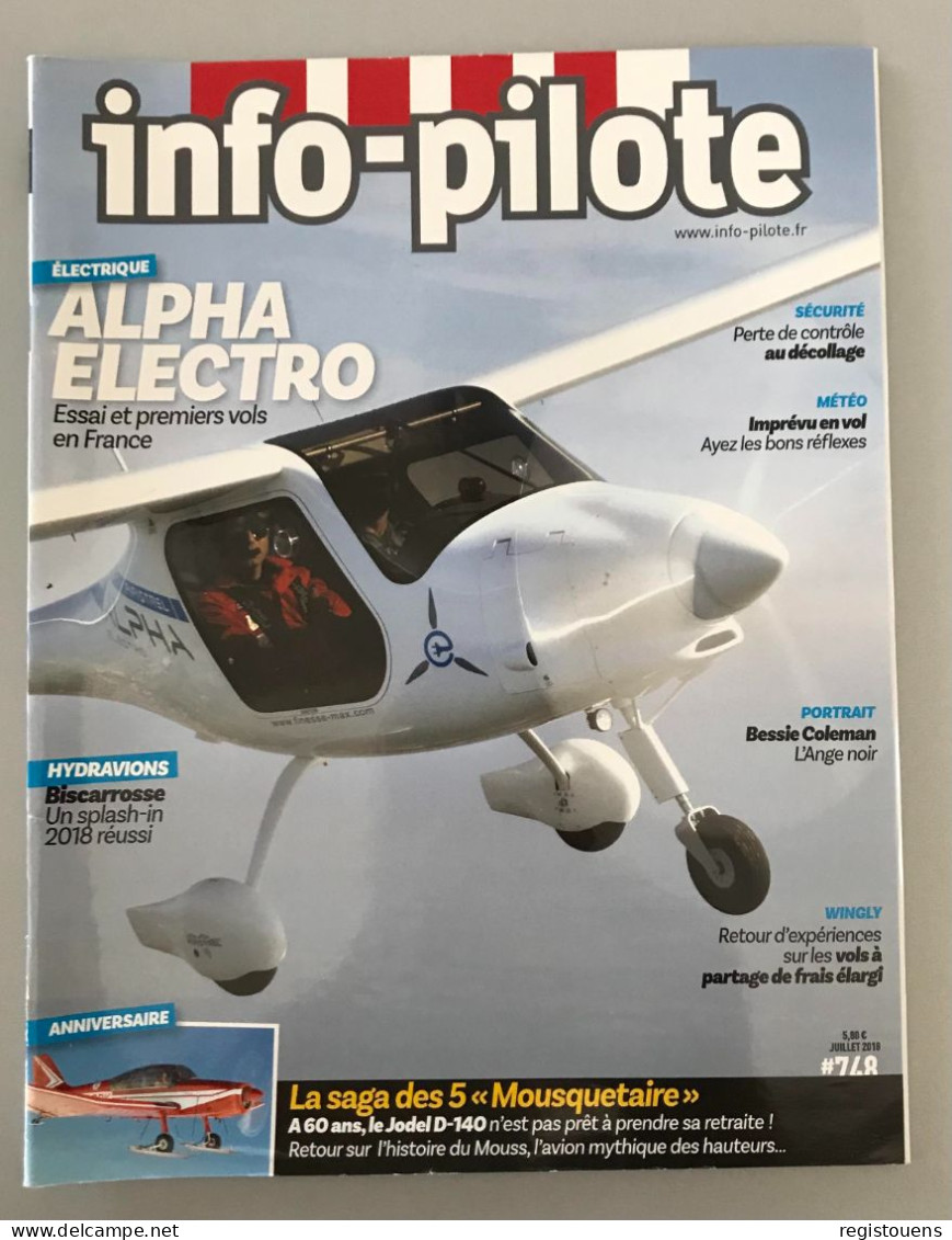 Revue Info-Pilote N° 748 - Luchtvaart