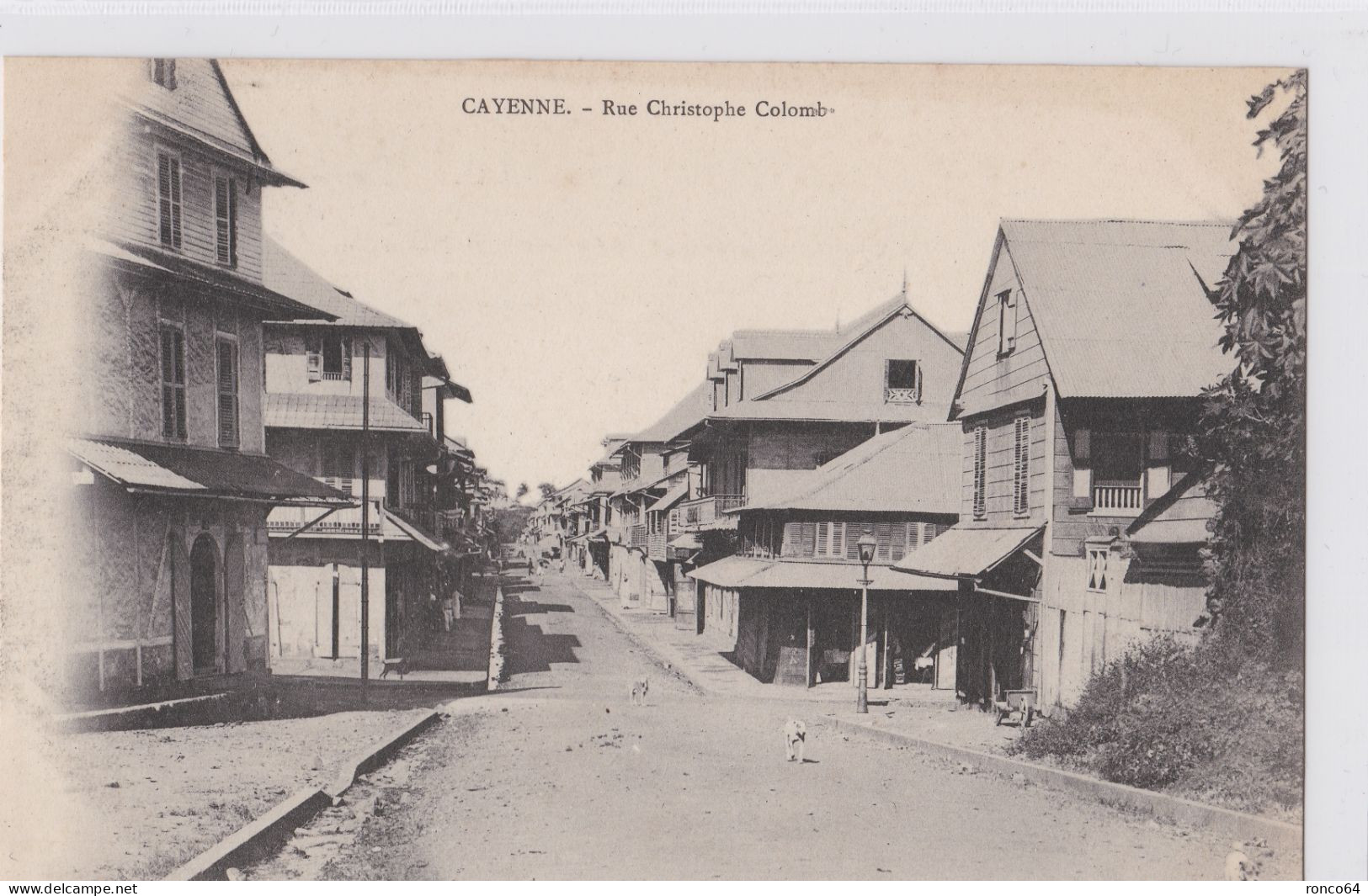 CAYENNE- Rue CHristophe COLOMB. - Cayenne