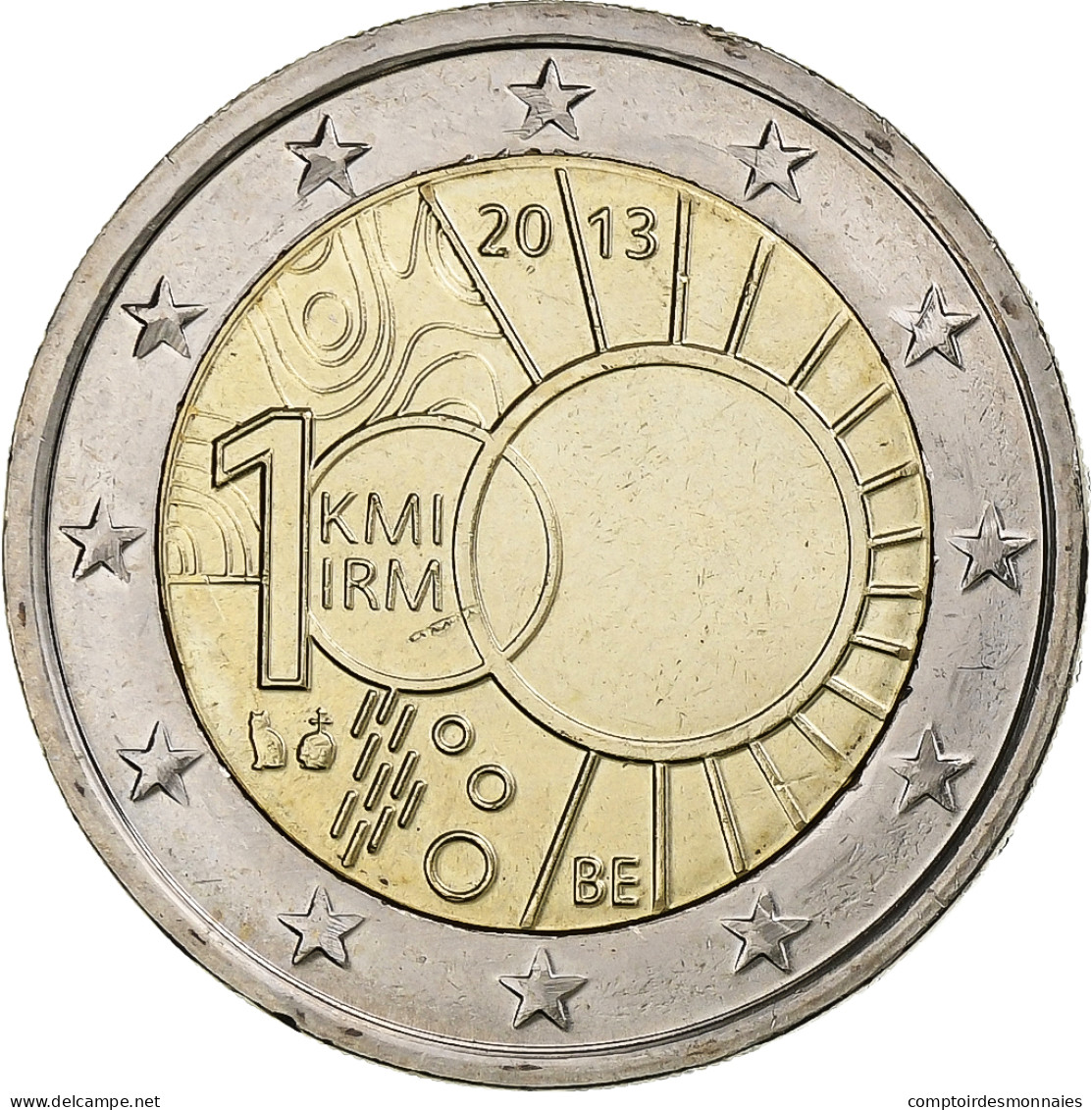 Belgique, 2 Euro, 2013, INSTITUT MÉTÉOROLOGIQUE, SPL, Bimétallique - Belgien