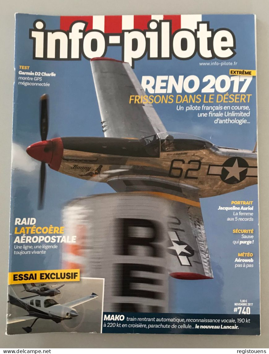 Revue Info-Pilote N° 740 - Aviazione